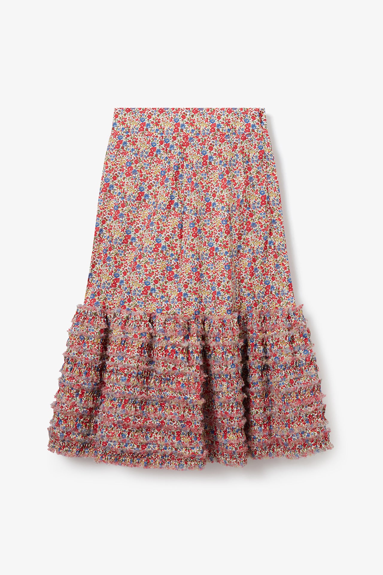 Polka Skirt in Ditsy Floral Print | Noon By Noor