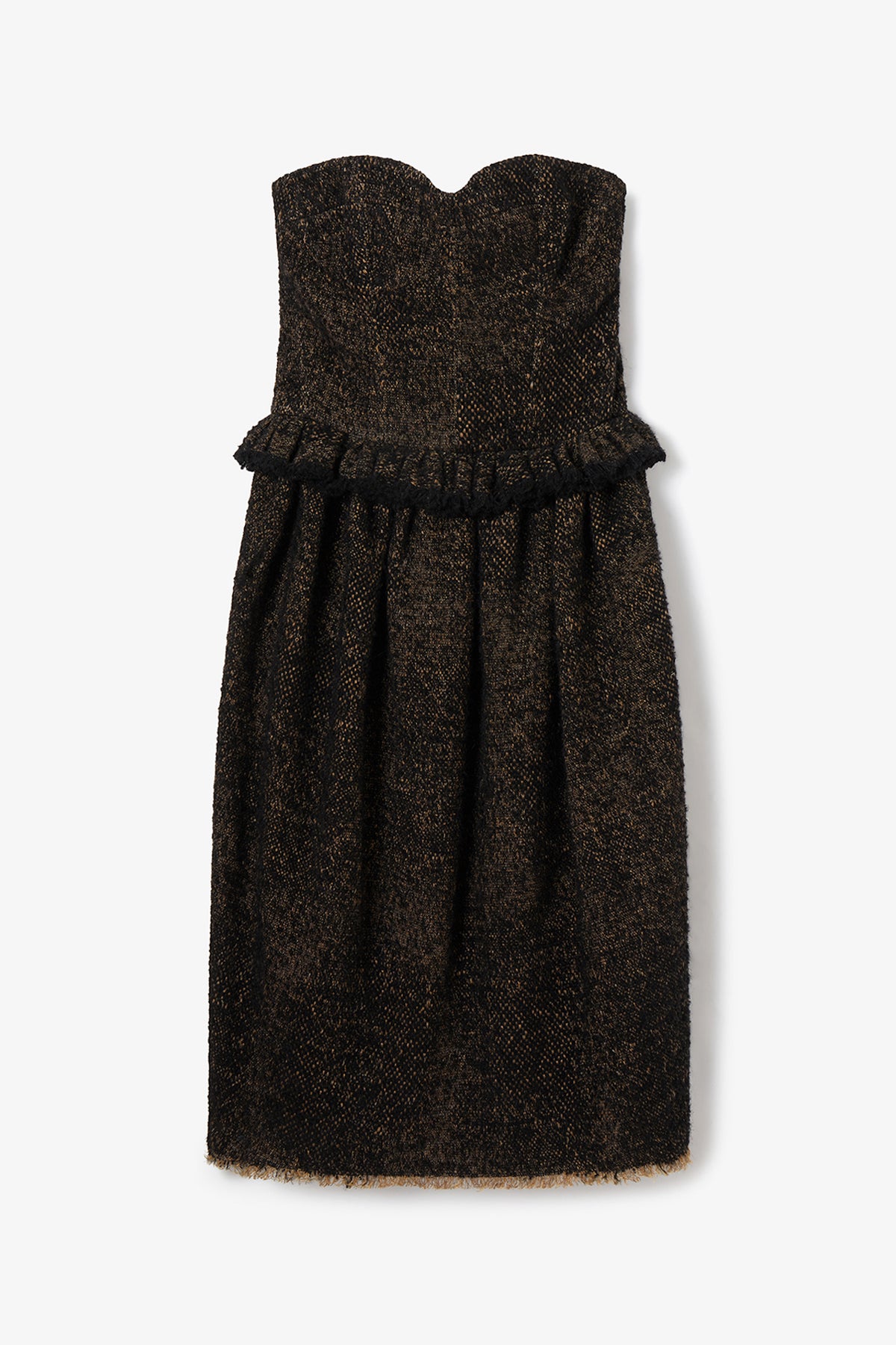 Riku Dress in Black Caramel | Noon By Noor
