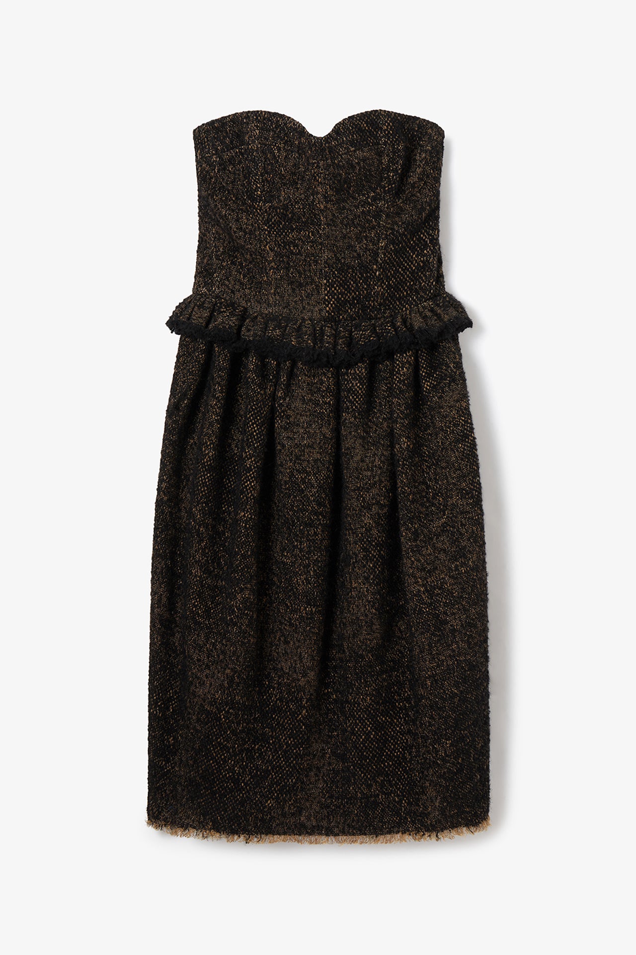 Riku Dress in Black Caramel | Noon By Noor