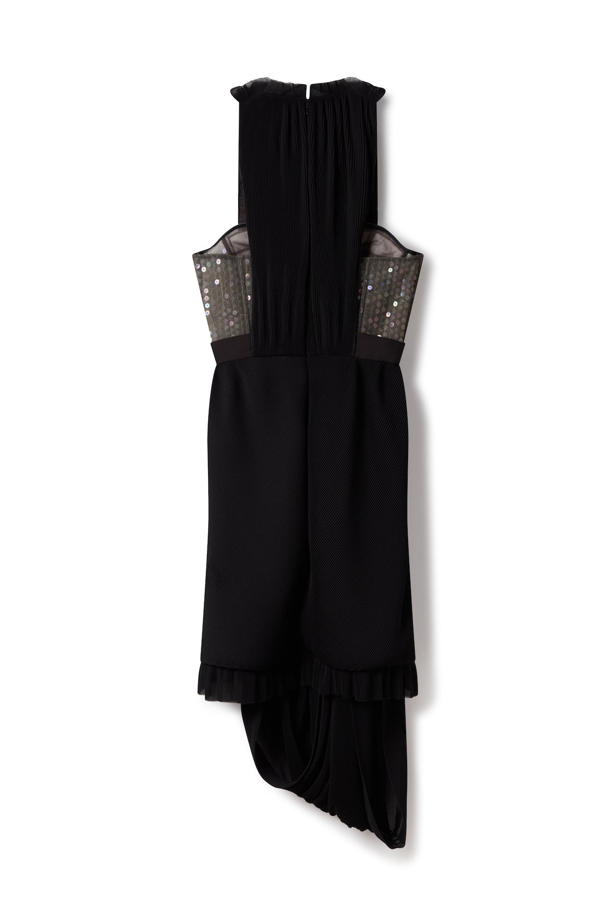 Lavinia Dress in Dark Chocolate & Black| Noon by Noor