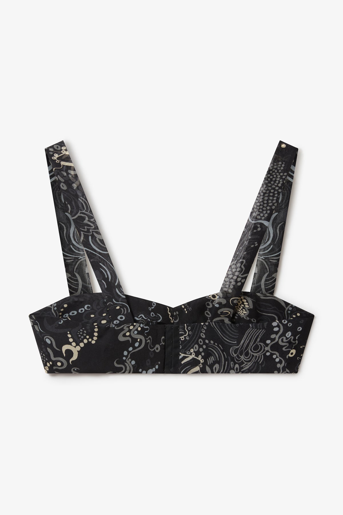 Afia Bralette in Black Grey Mix| Noon by Noor