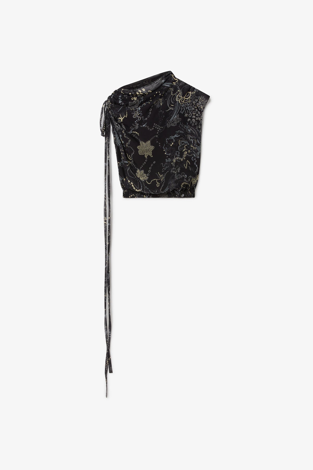 Devlyn Top in Black Grey Mix| Noon by Noor