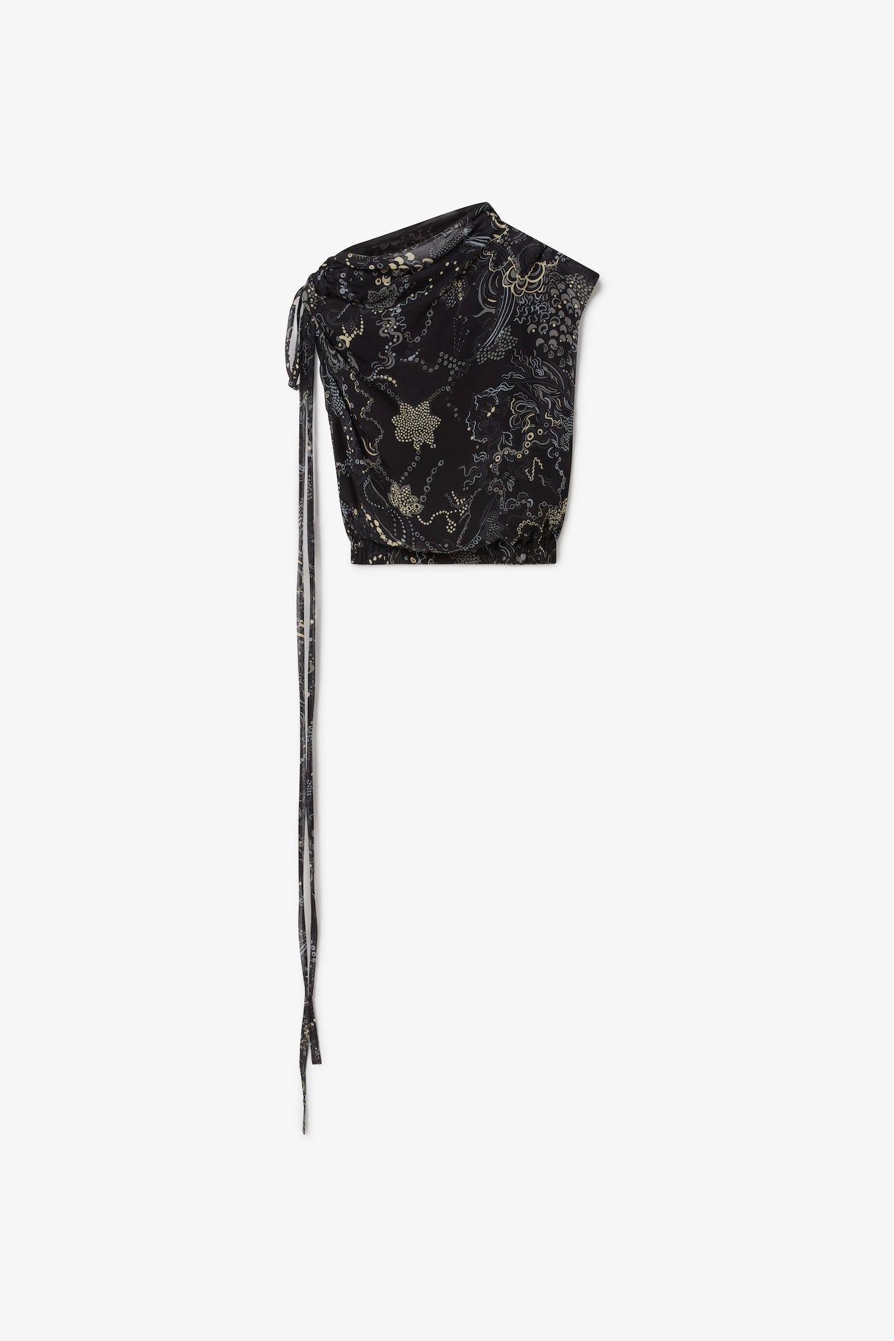 Devlyn Top in Black Grey Mix | Noon By Noor