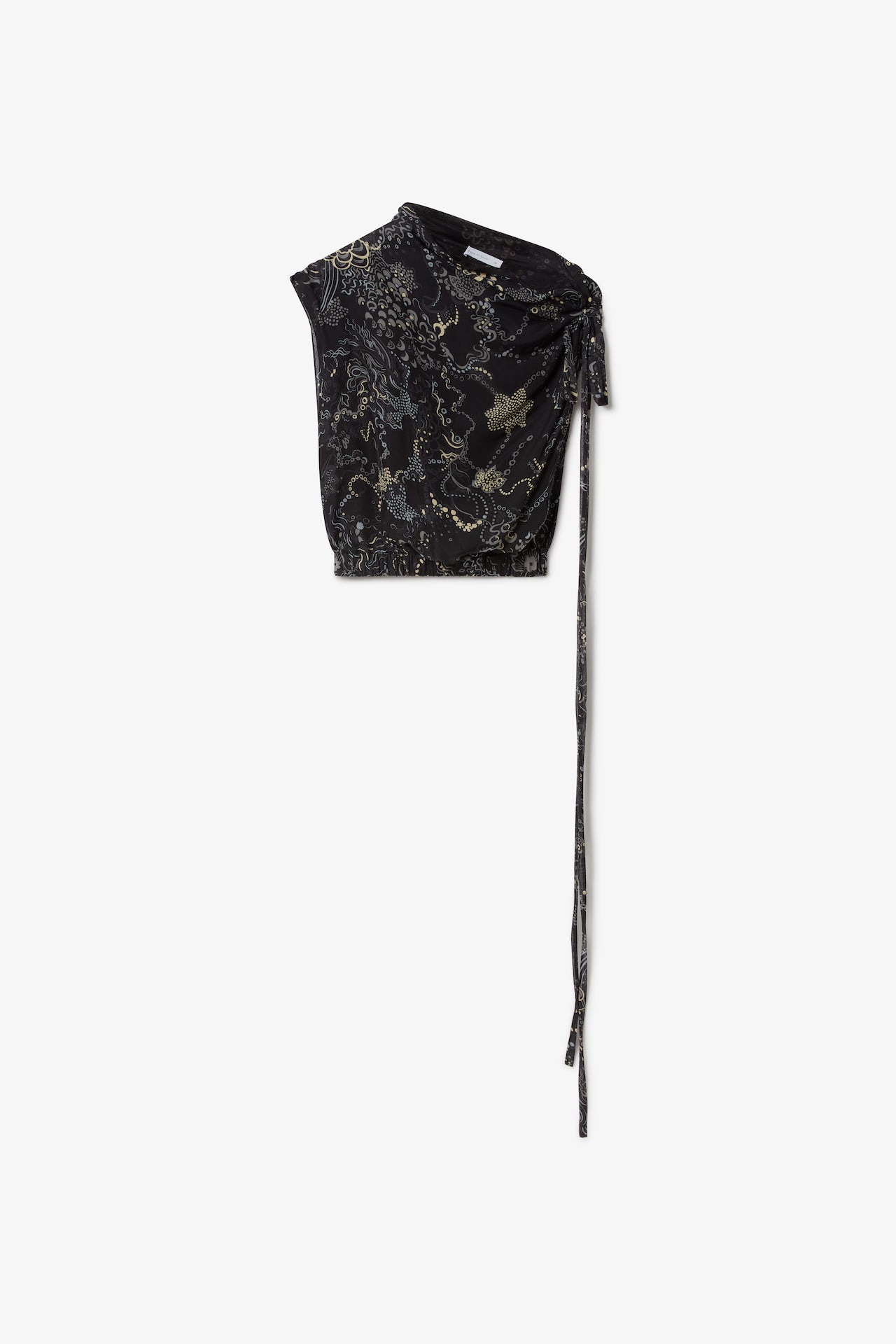 Devlyn Top in Black Grey Mix | Noon By Noor