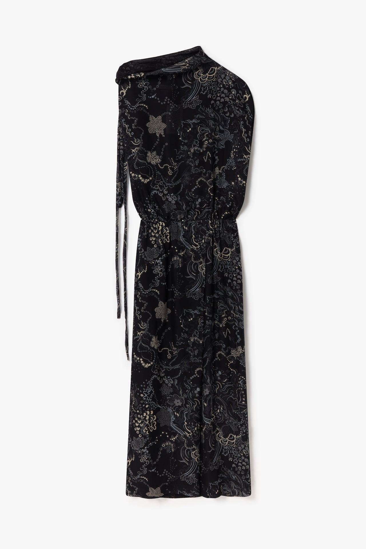 Bethany Dress in Black Grey Mix | Noon By Noor