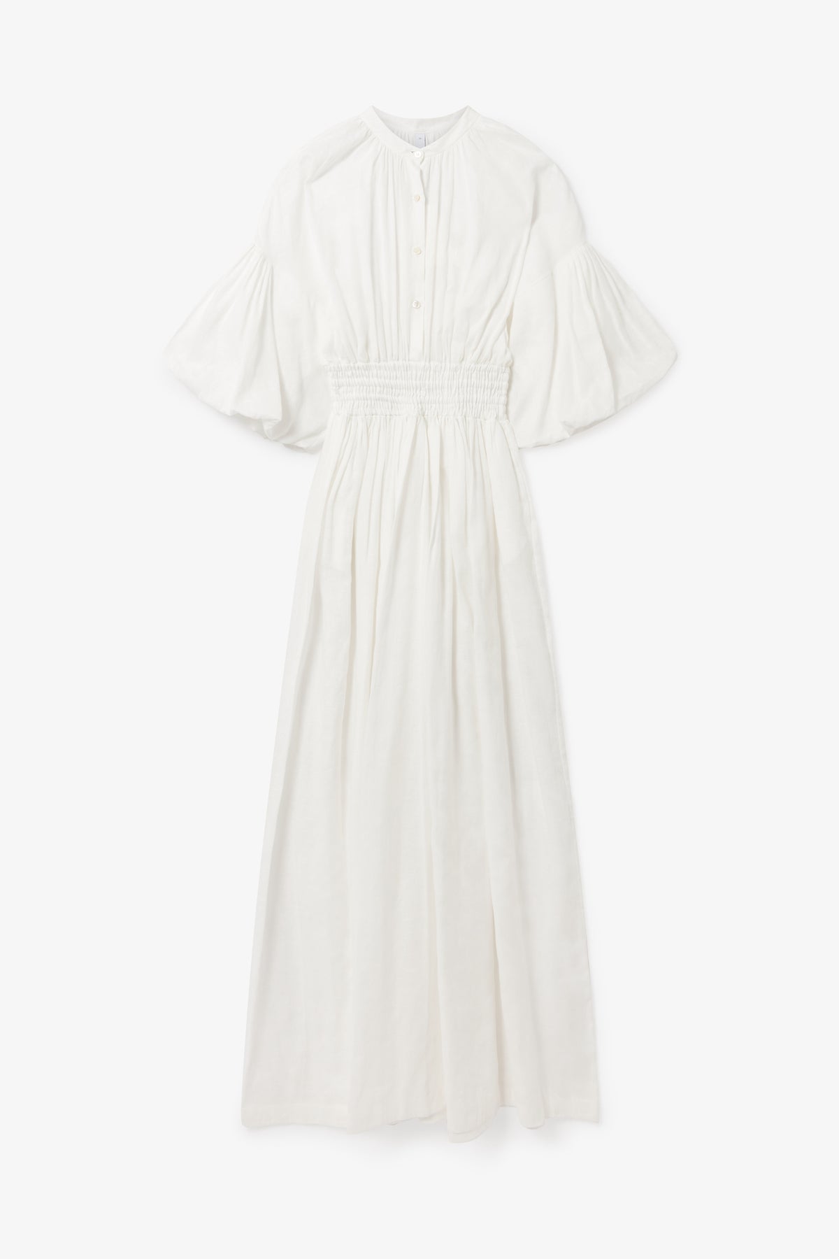 Leanne Dress in Pearl White| Noon by Noor