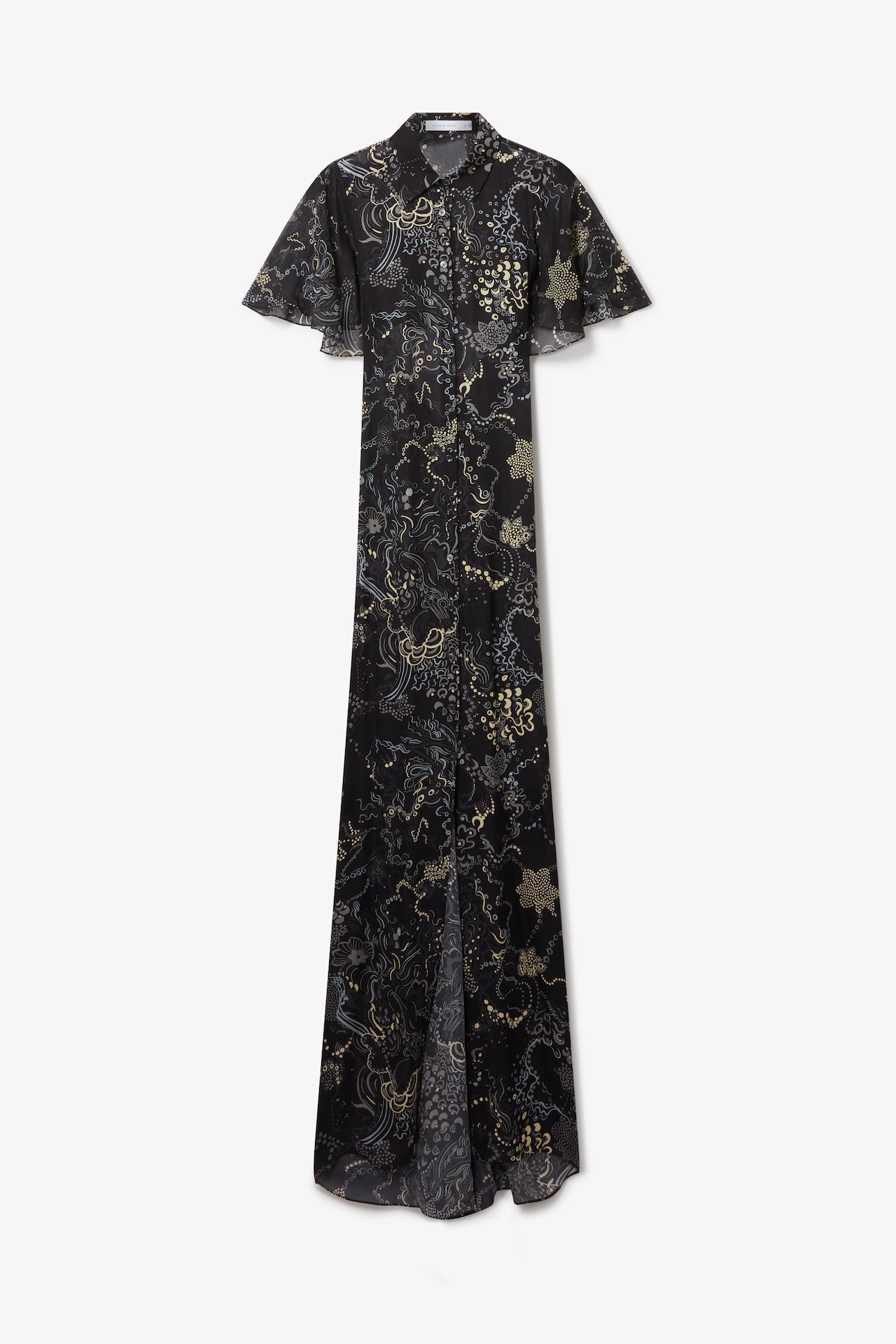 Wenyan Dress in Black Grey Mix | Noon By Noor