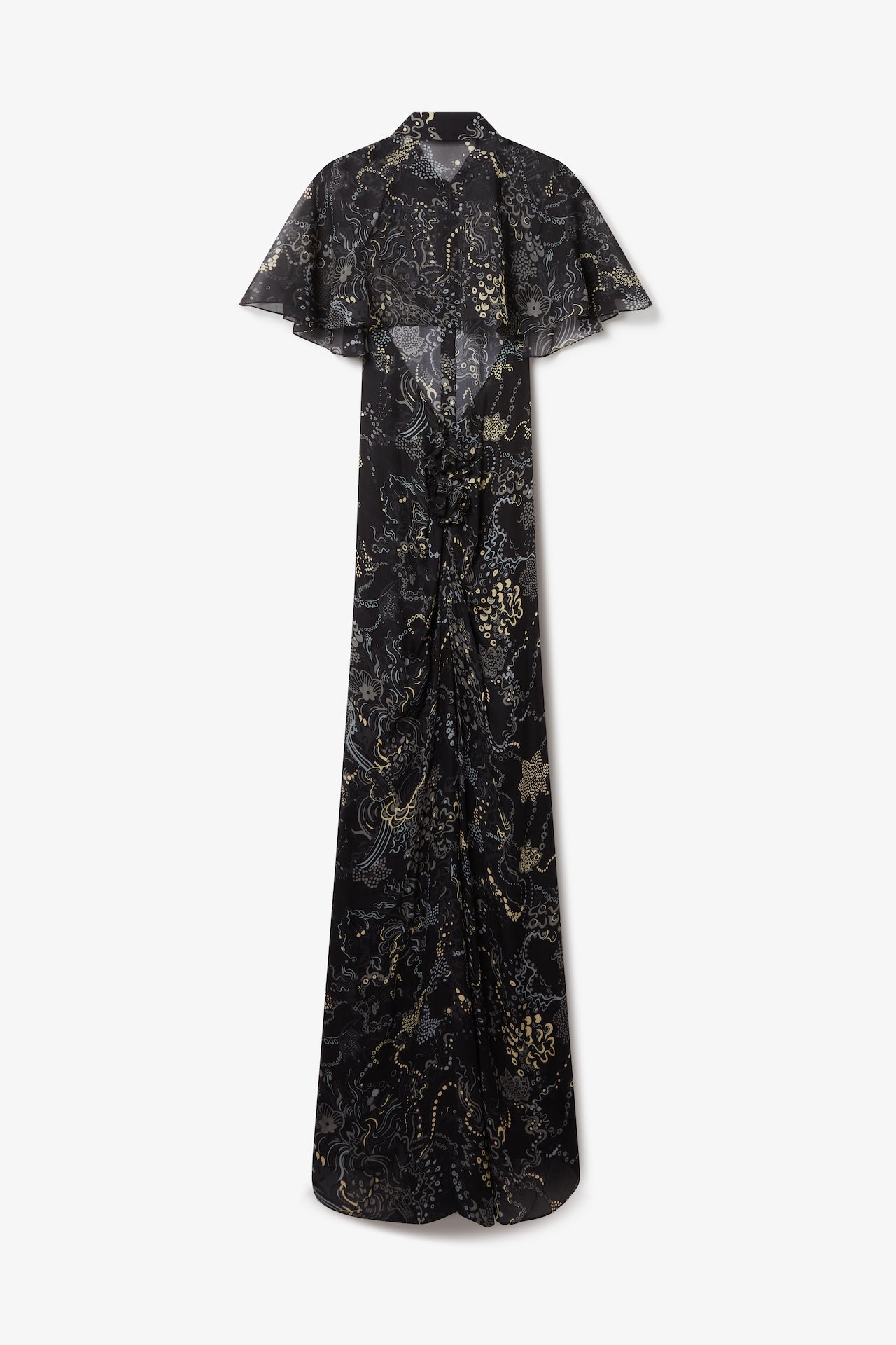 Wenyan Dress in Black Grey Mix | Noon By Noor