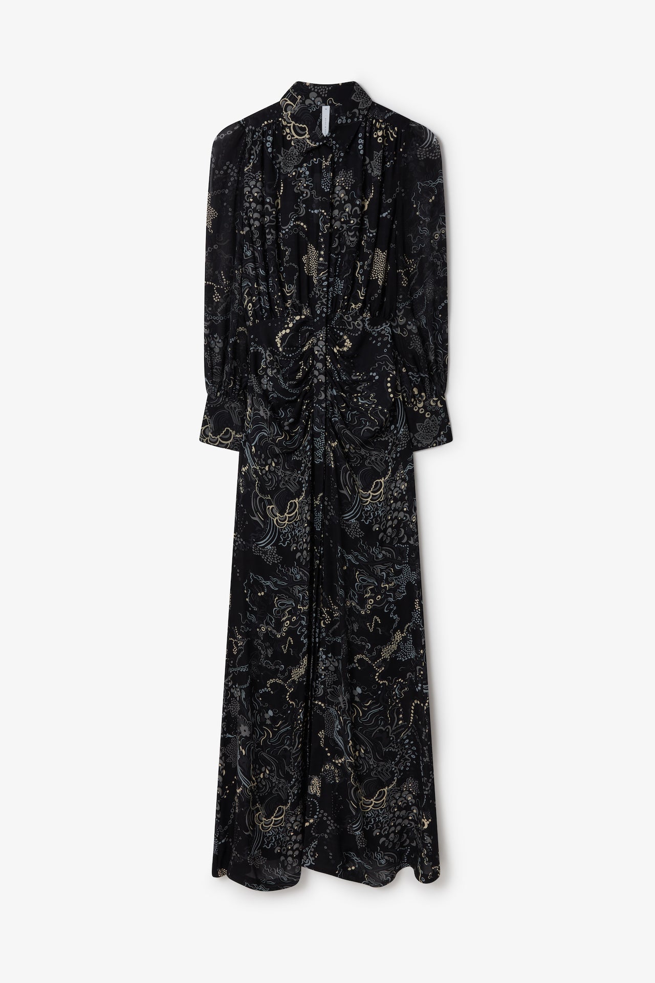 Moli Dress in Black Mix Grey | Noon By Noor