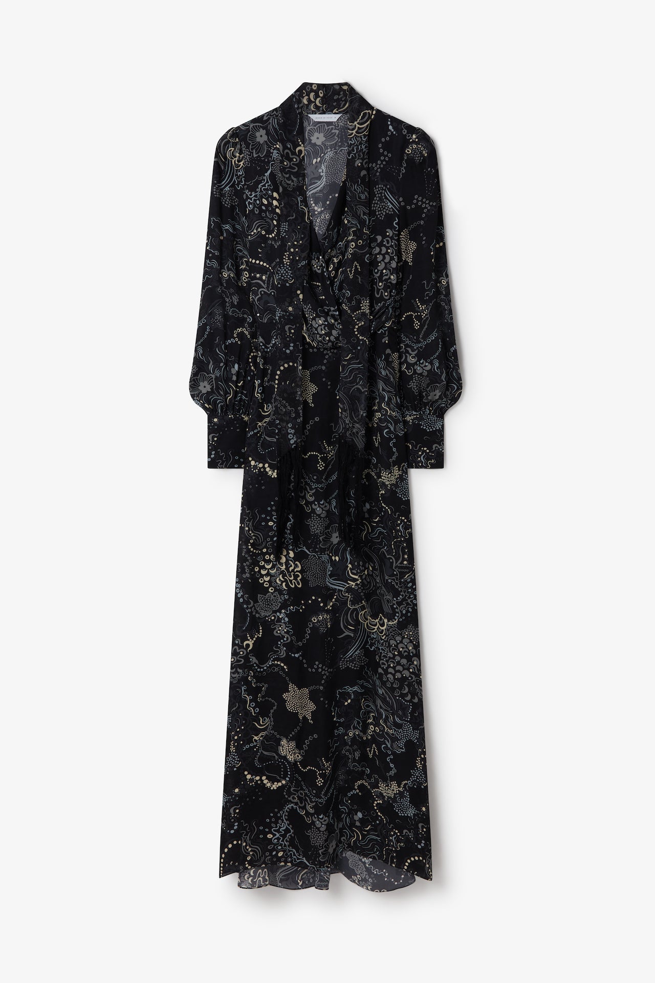 Jagoda Dress in Black Mix Grey | Noon By Noor