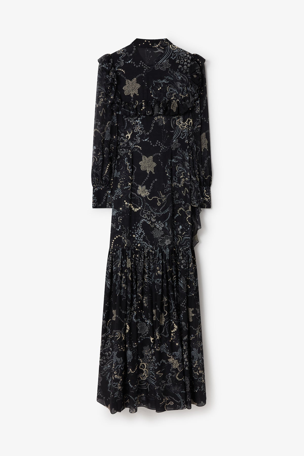 Jyn Dress in Black Mix Grey | Noon By Noor