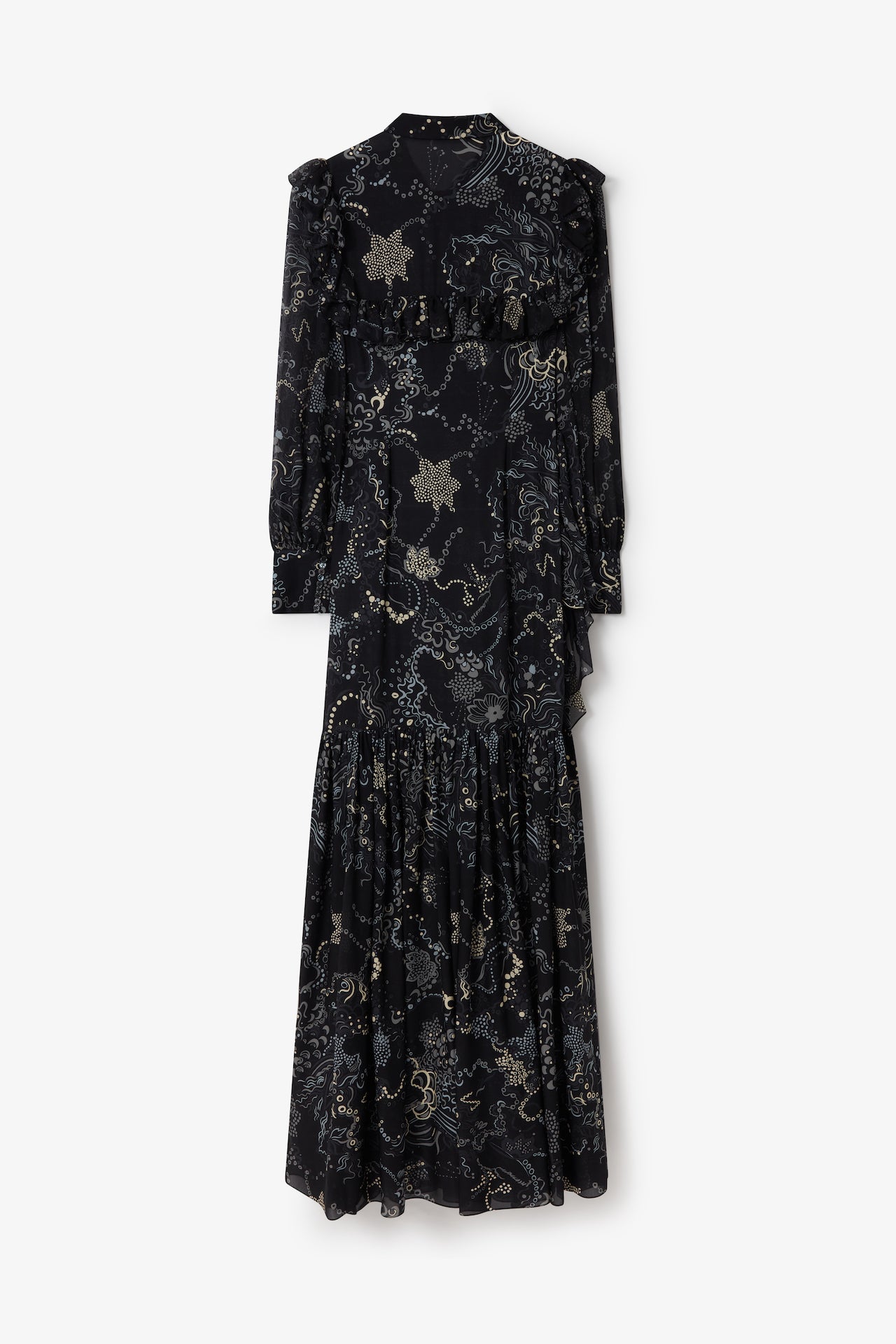 Jyn Dress in Black Mix Grey | Noon By Noor