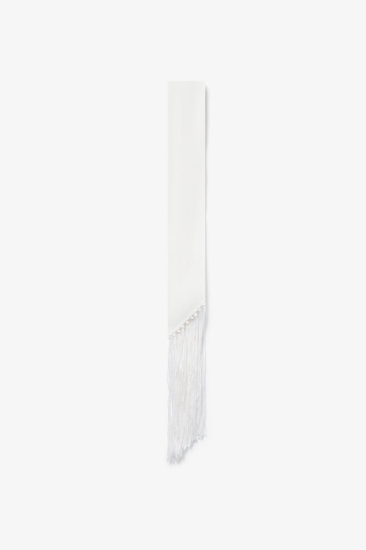 Rubina Scarf Pearl in White | Noon By Noor