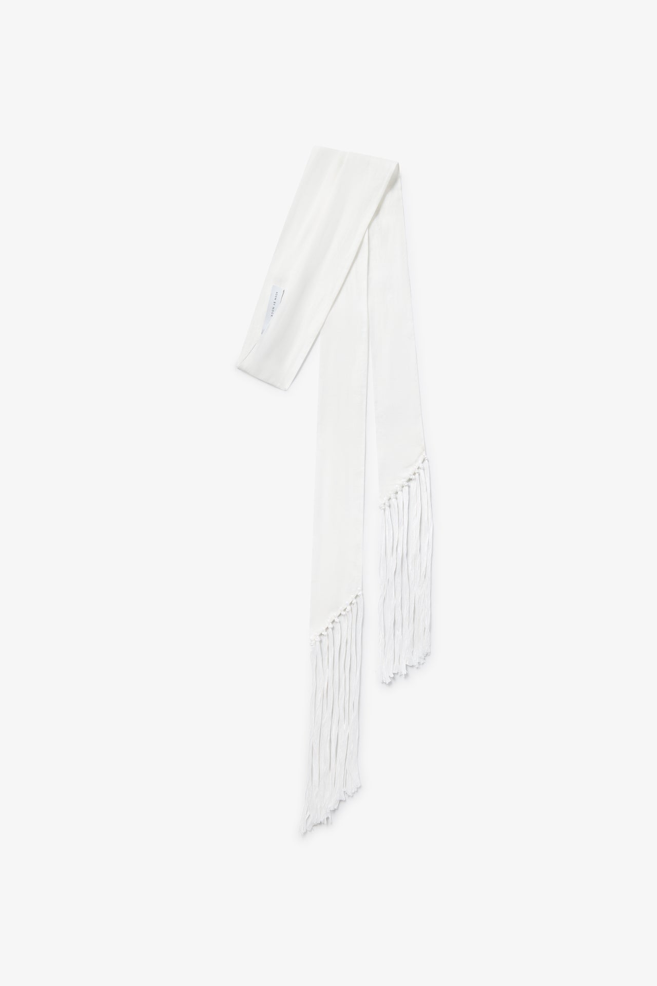 Rubina Scarf Pearl in White | Noon By Noor