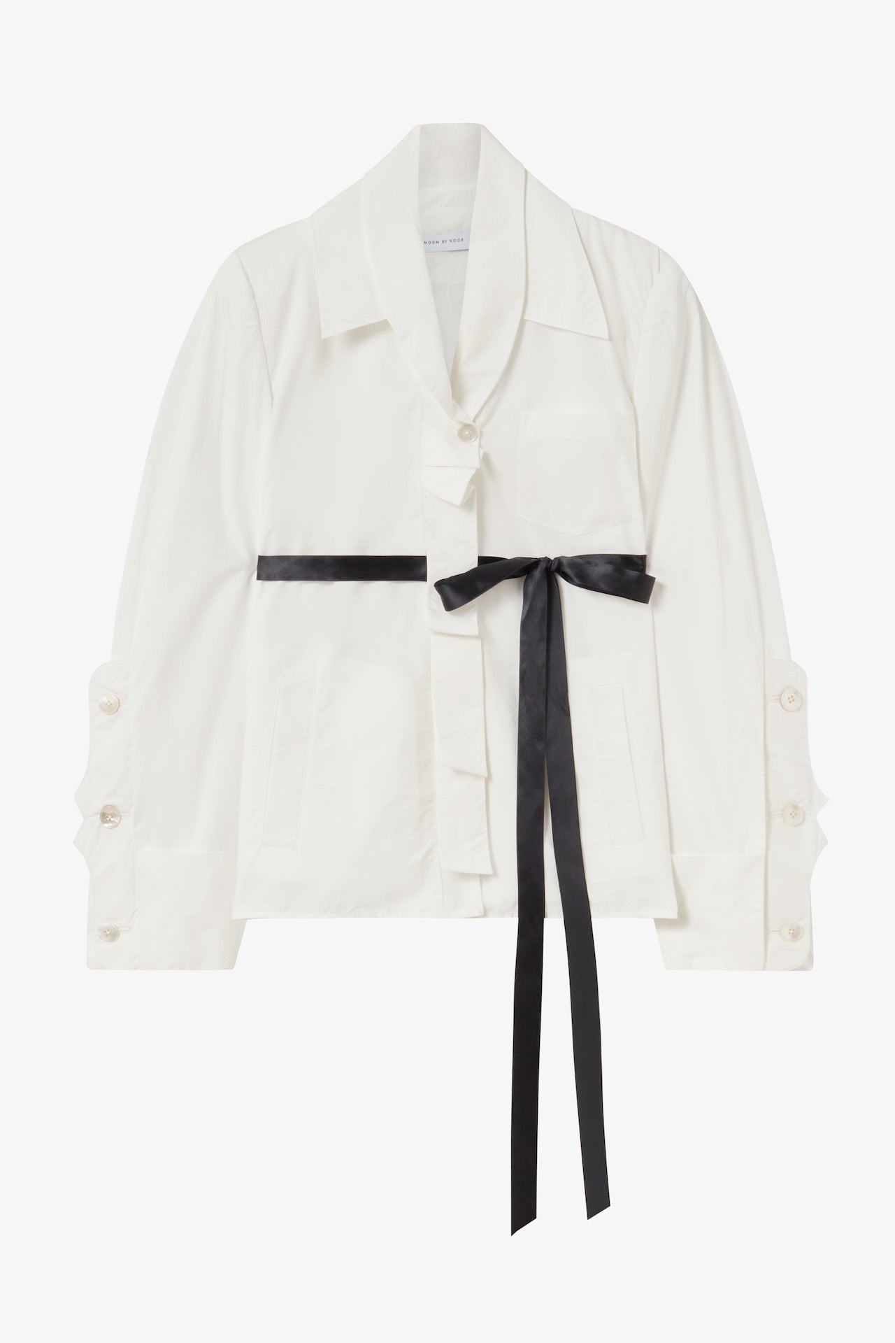Simonet Jacket in White | Noon By Noor