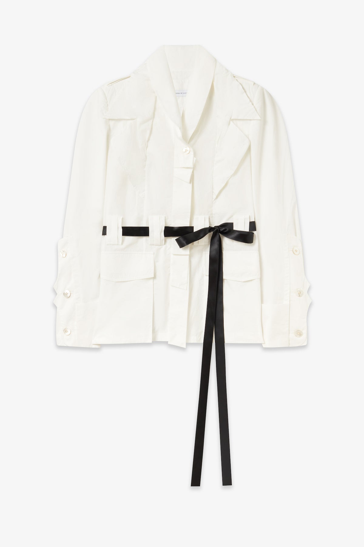 Alfie Jacket in White | Noon By Noor