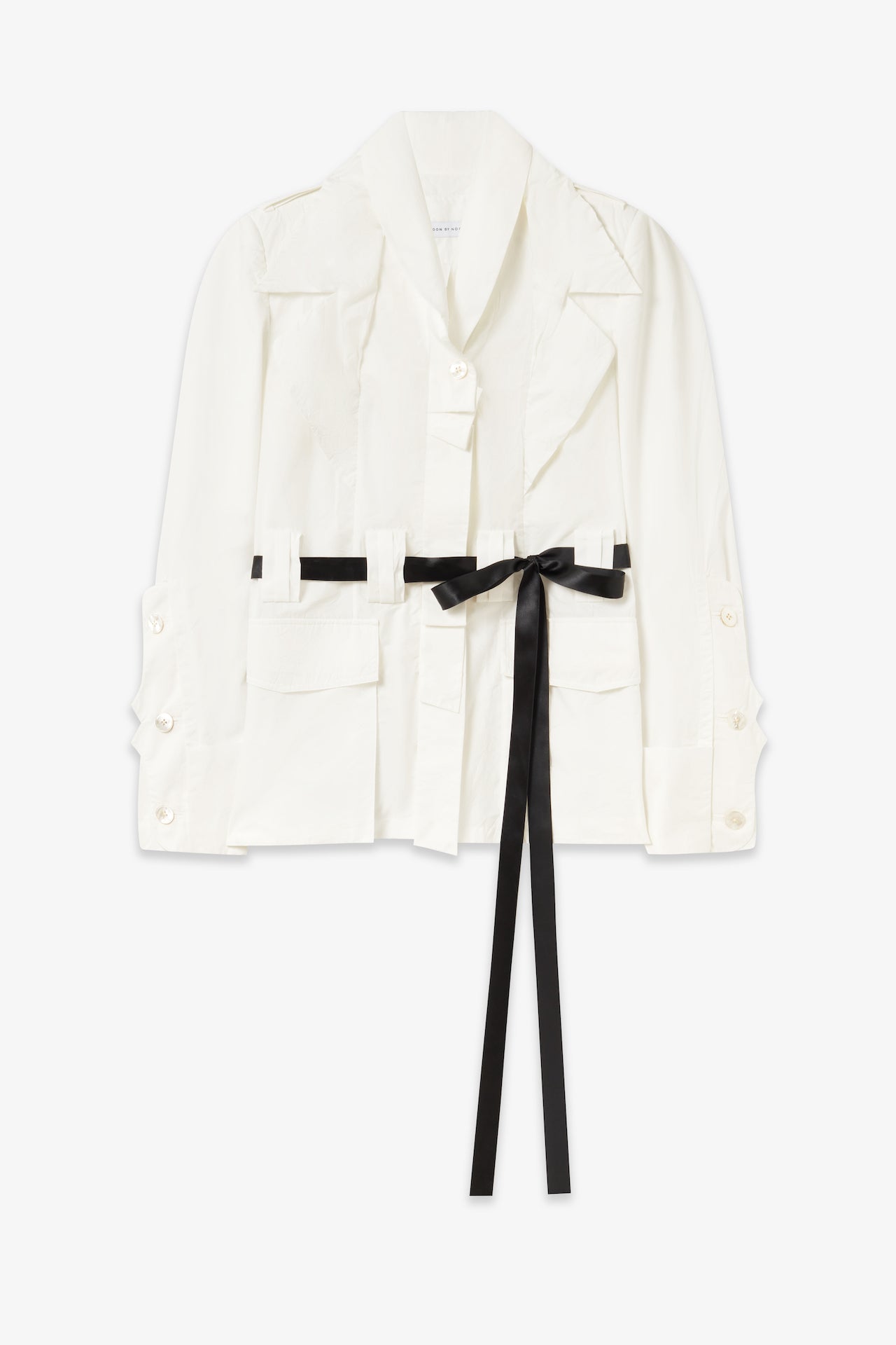Alfie Jacket in White | Noon By Noor