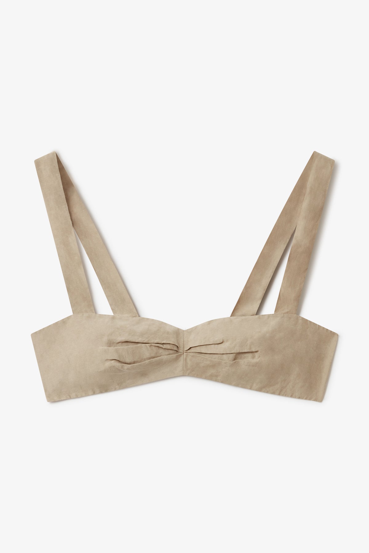 Afia Bralette in Desert Khaki| Noon by Noor