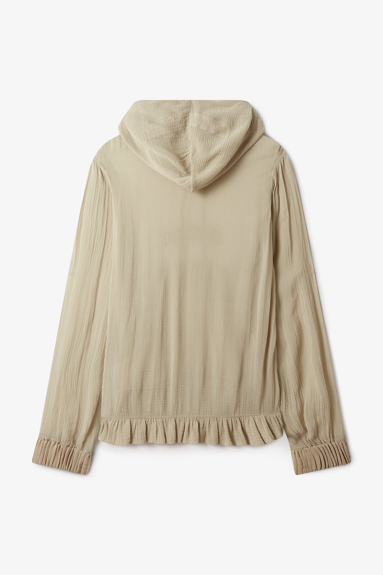 Samia Hoodie Top in Sand | Noon By Noor