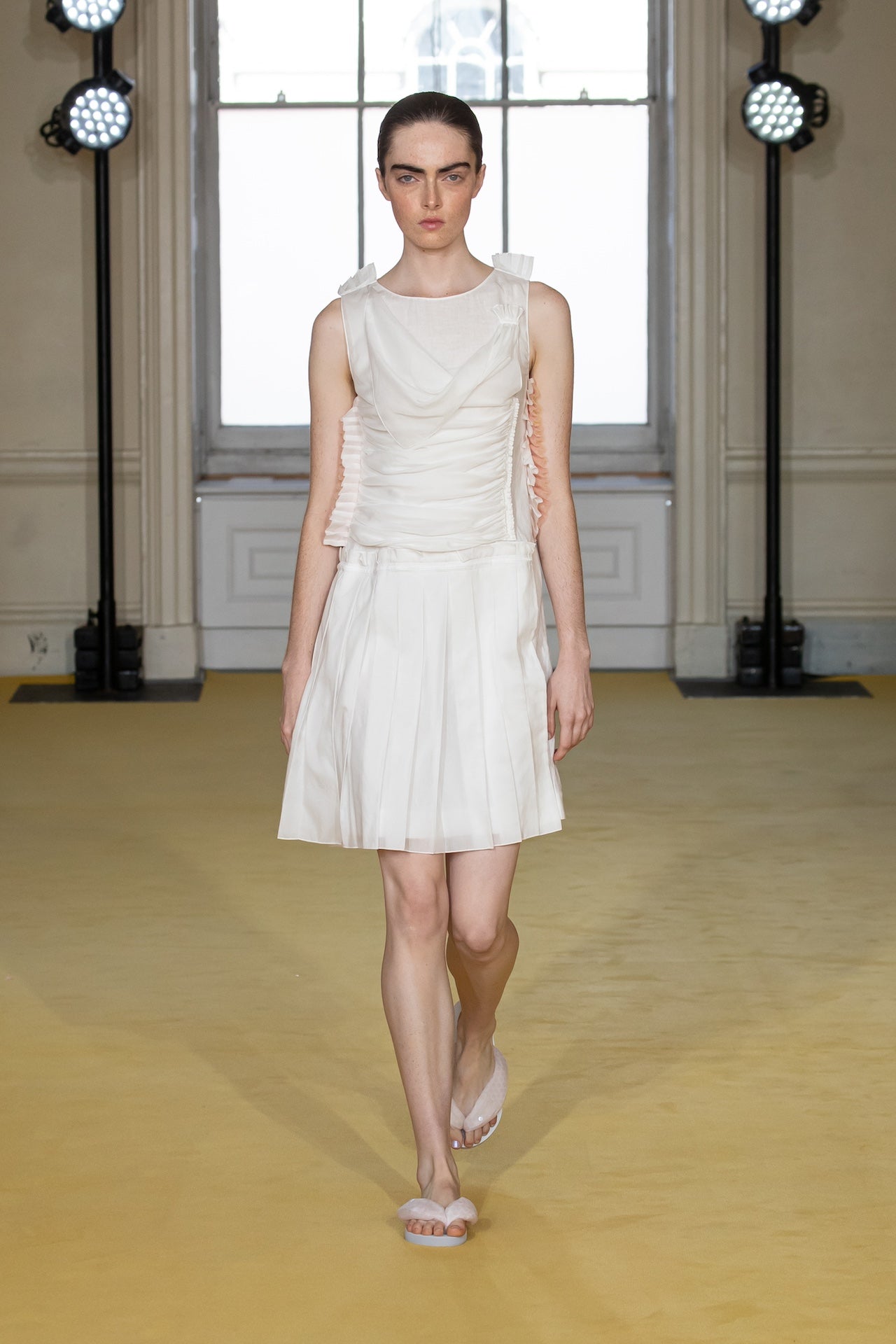 Sylvia Dress in Soft White | Noon By Noor