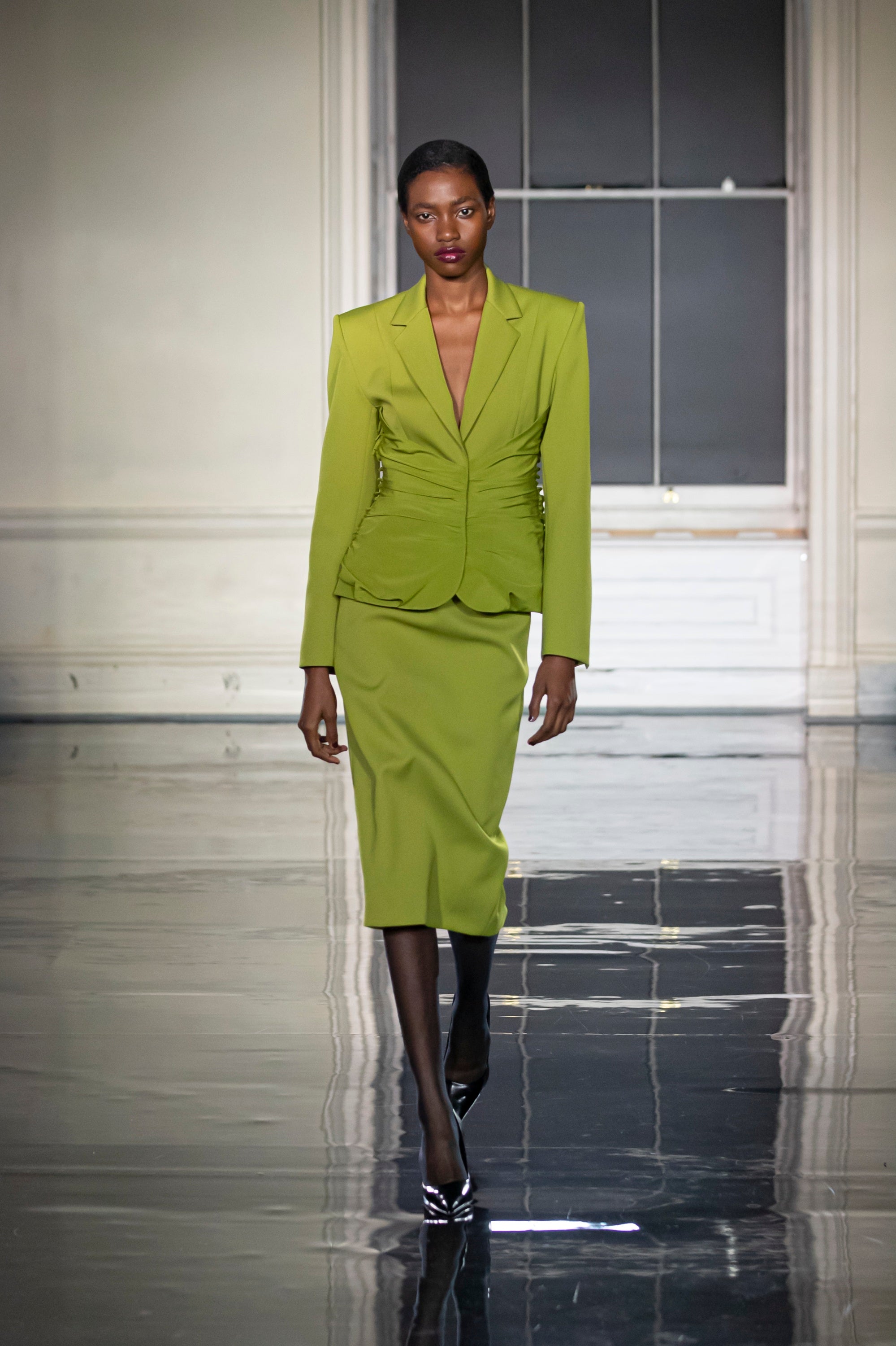 Polly Skrit in Palm Green | Noon By Noor