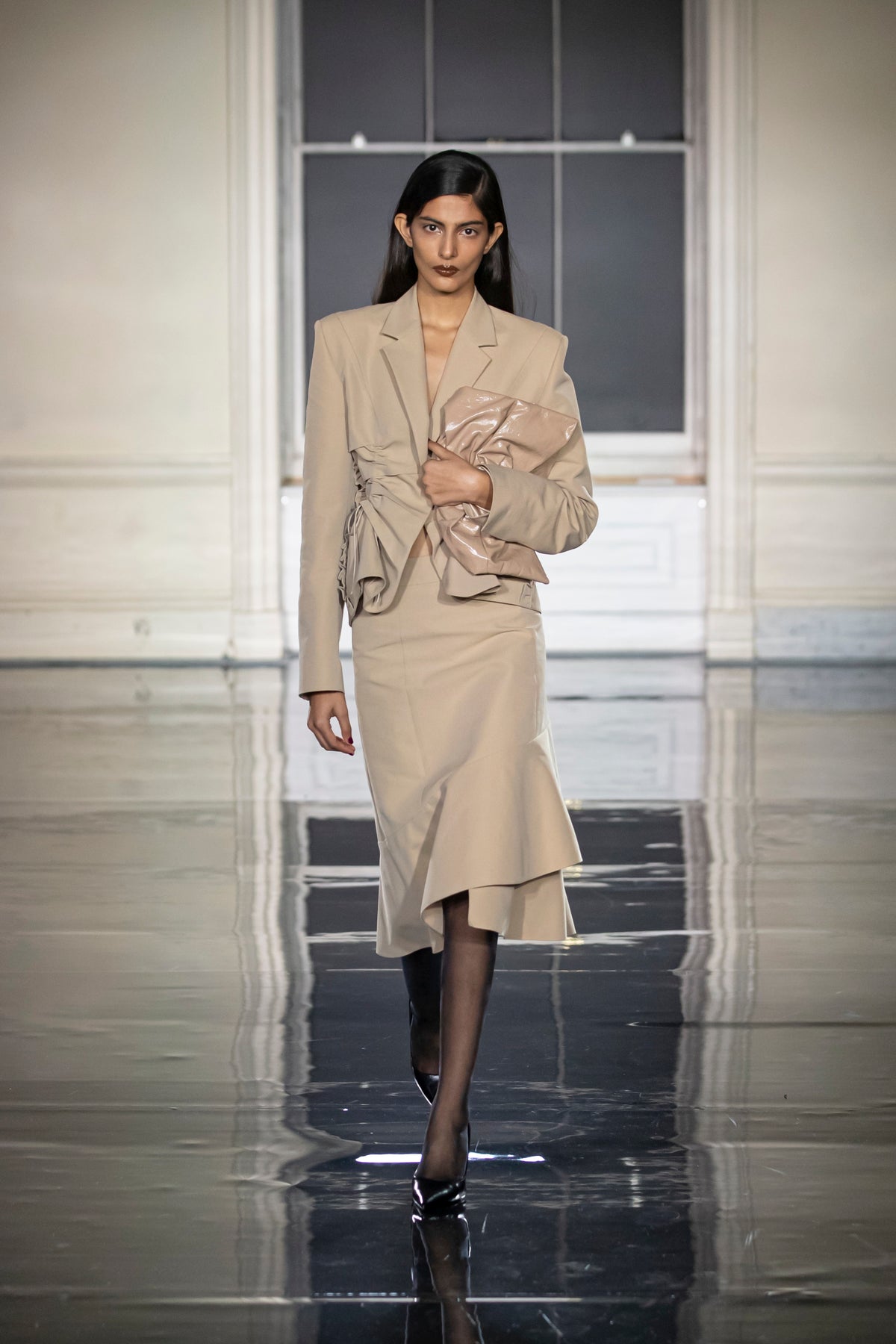 Zamalia Jacket in Sand | Noon By Noor