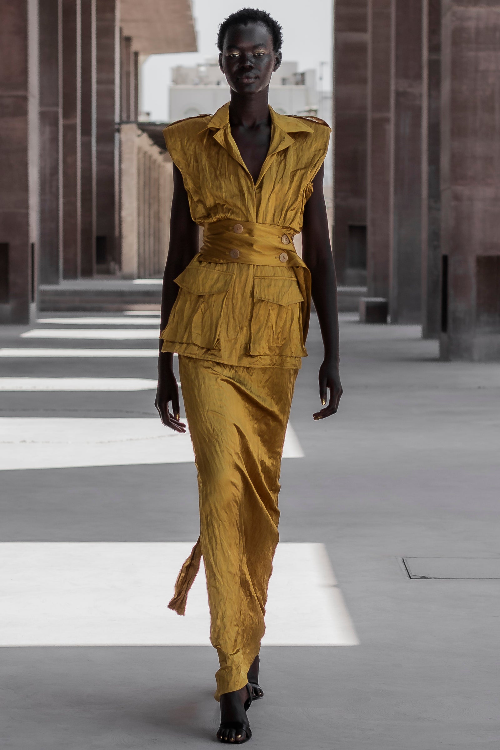 Jimai Jacket in Glod | Noon By Noor