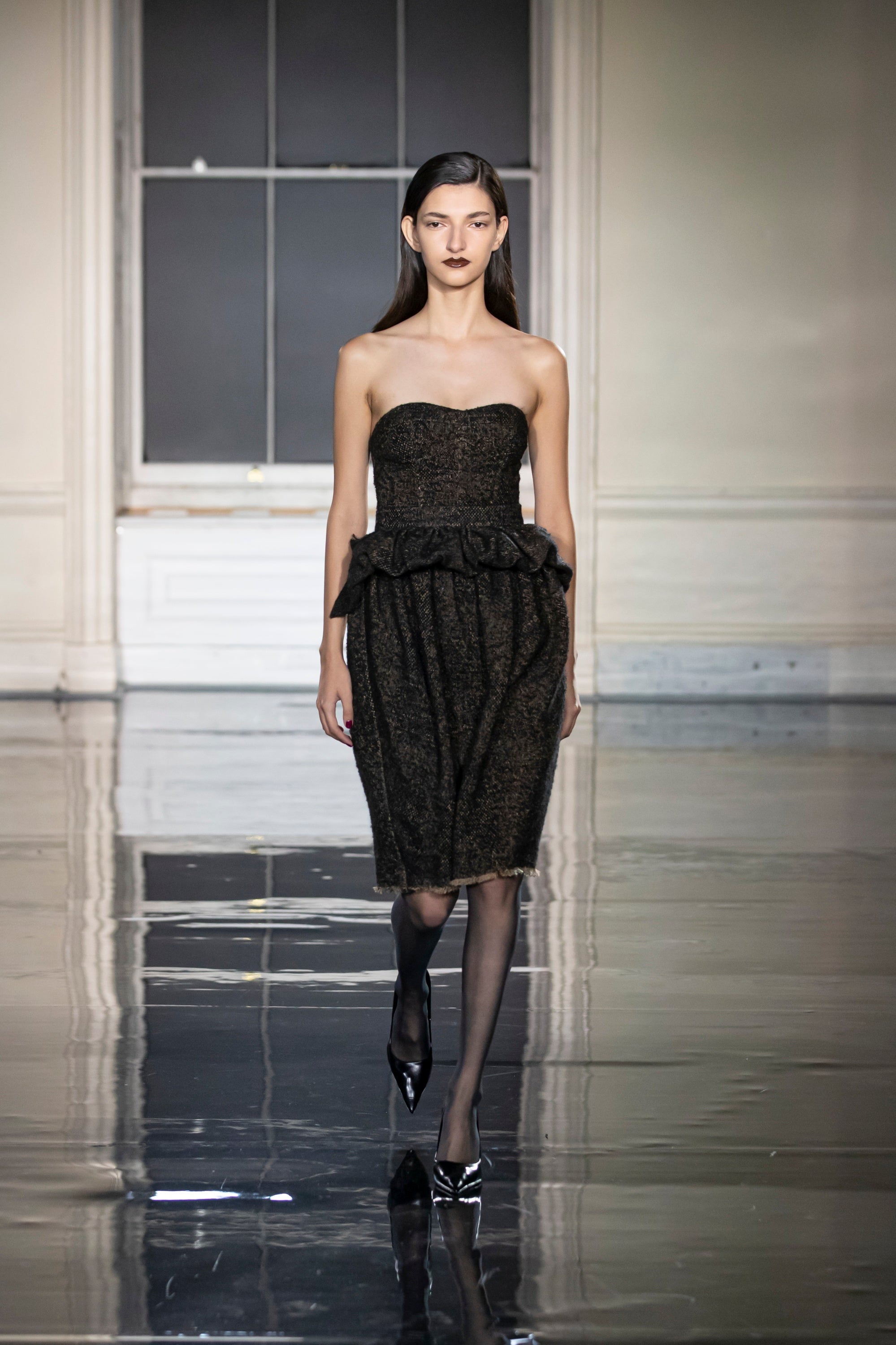 Riku Dress in Black Caramel | Noon By Noor
