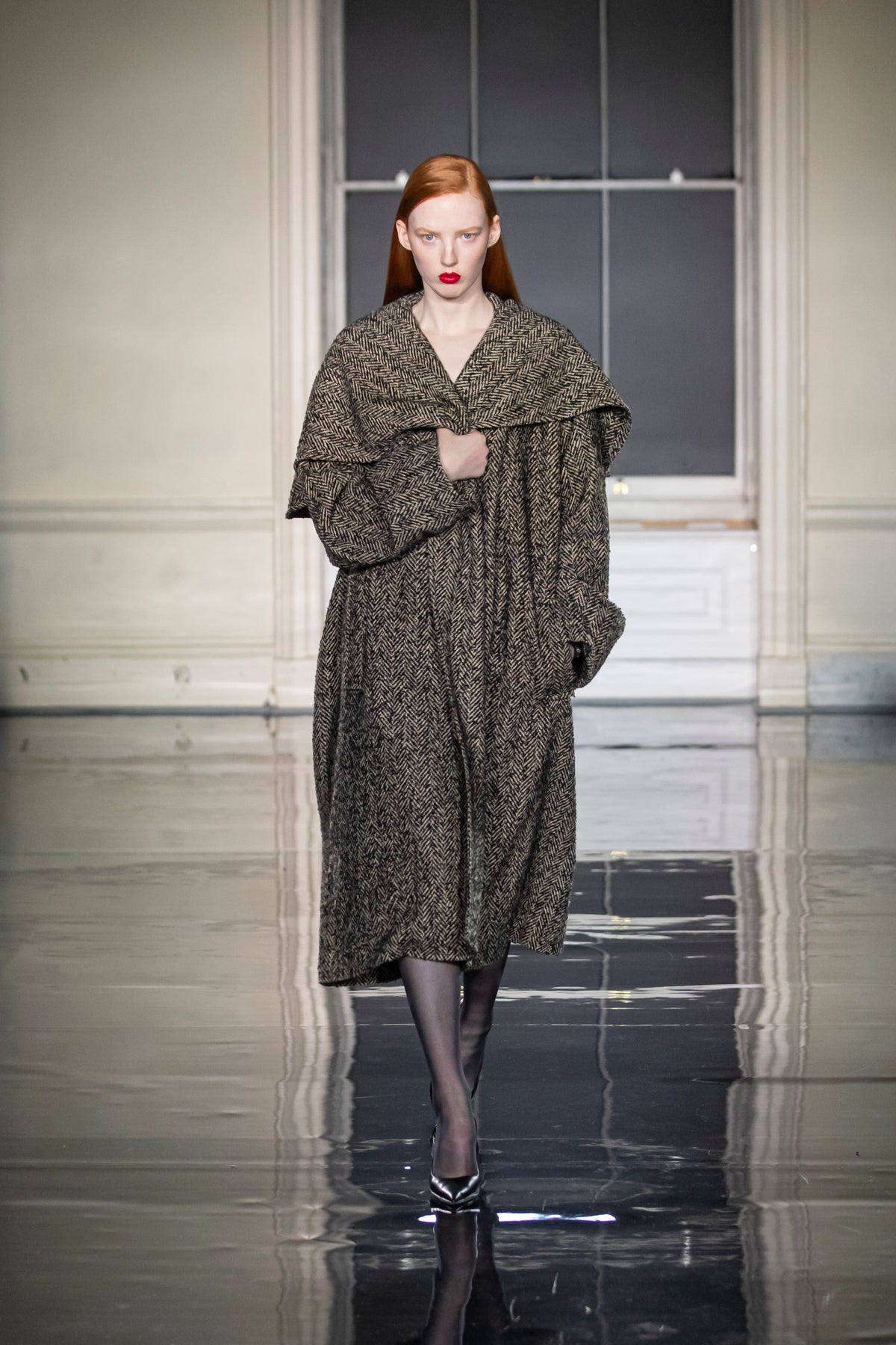 Mattias Coat in Brown Black| Noon by Noor