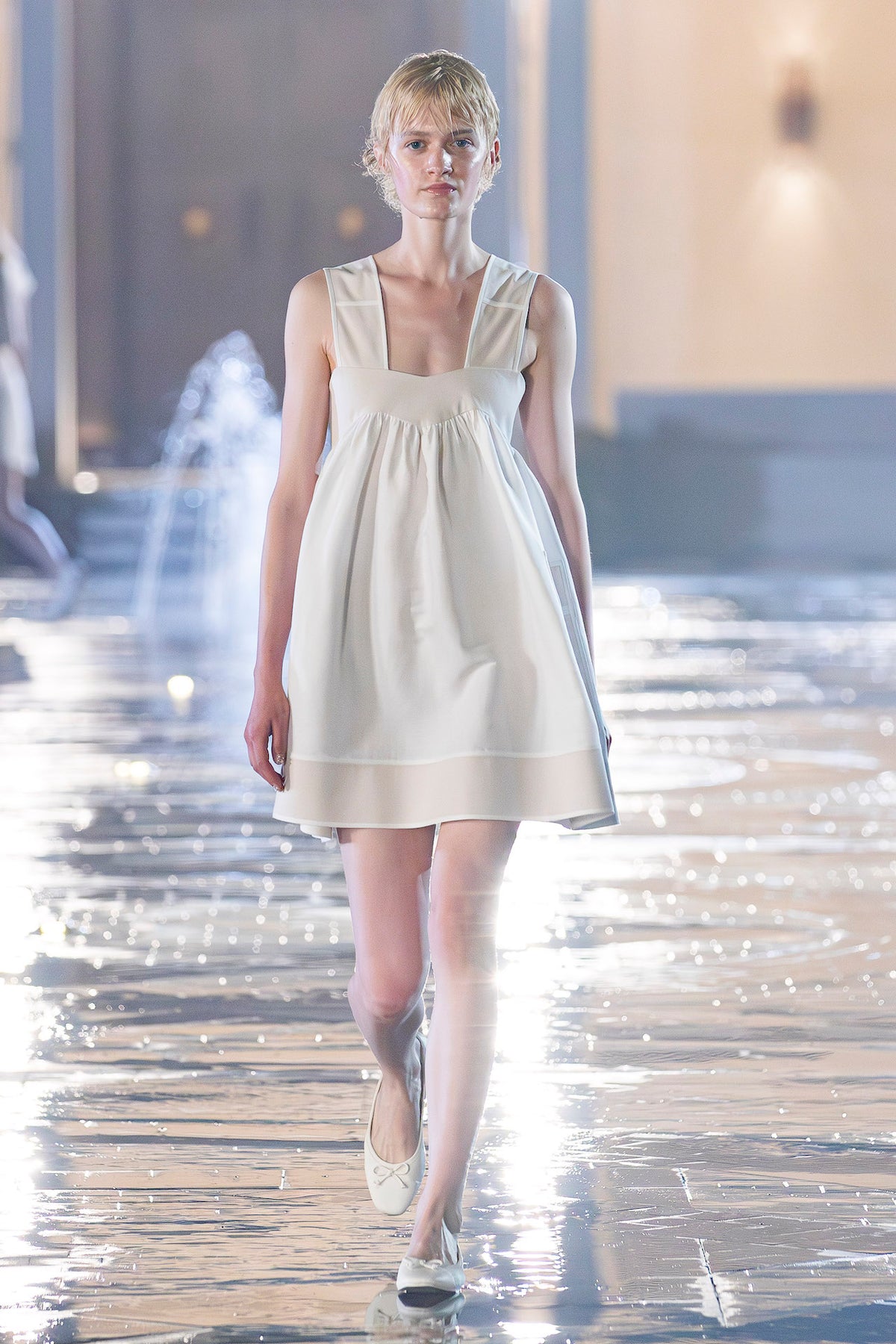 Hanne Dress in Pearl White| Noon by Noor