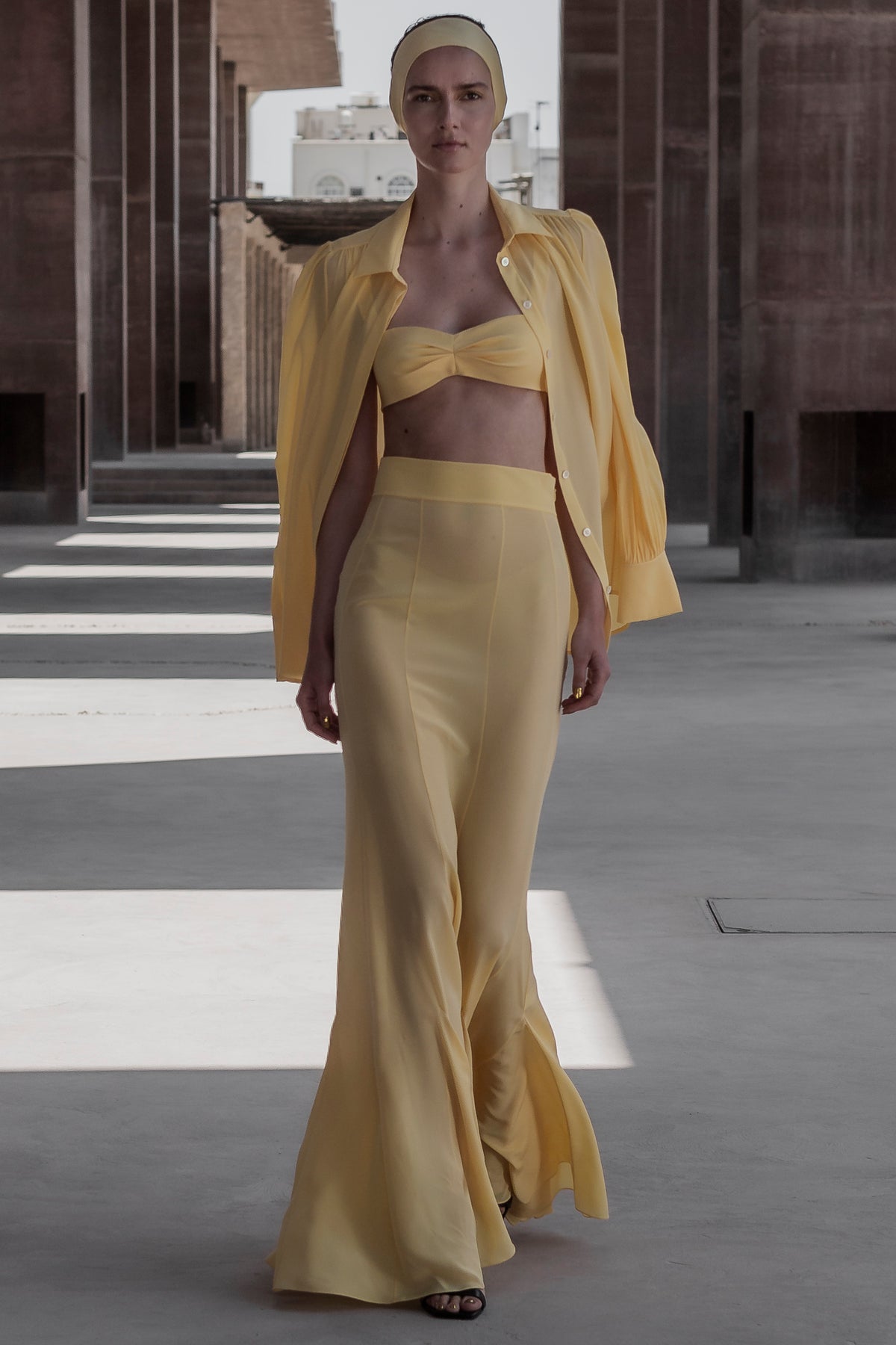 Taila Shirt in Butter Yellow| Noon by Noor