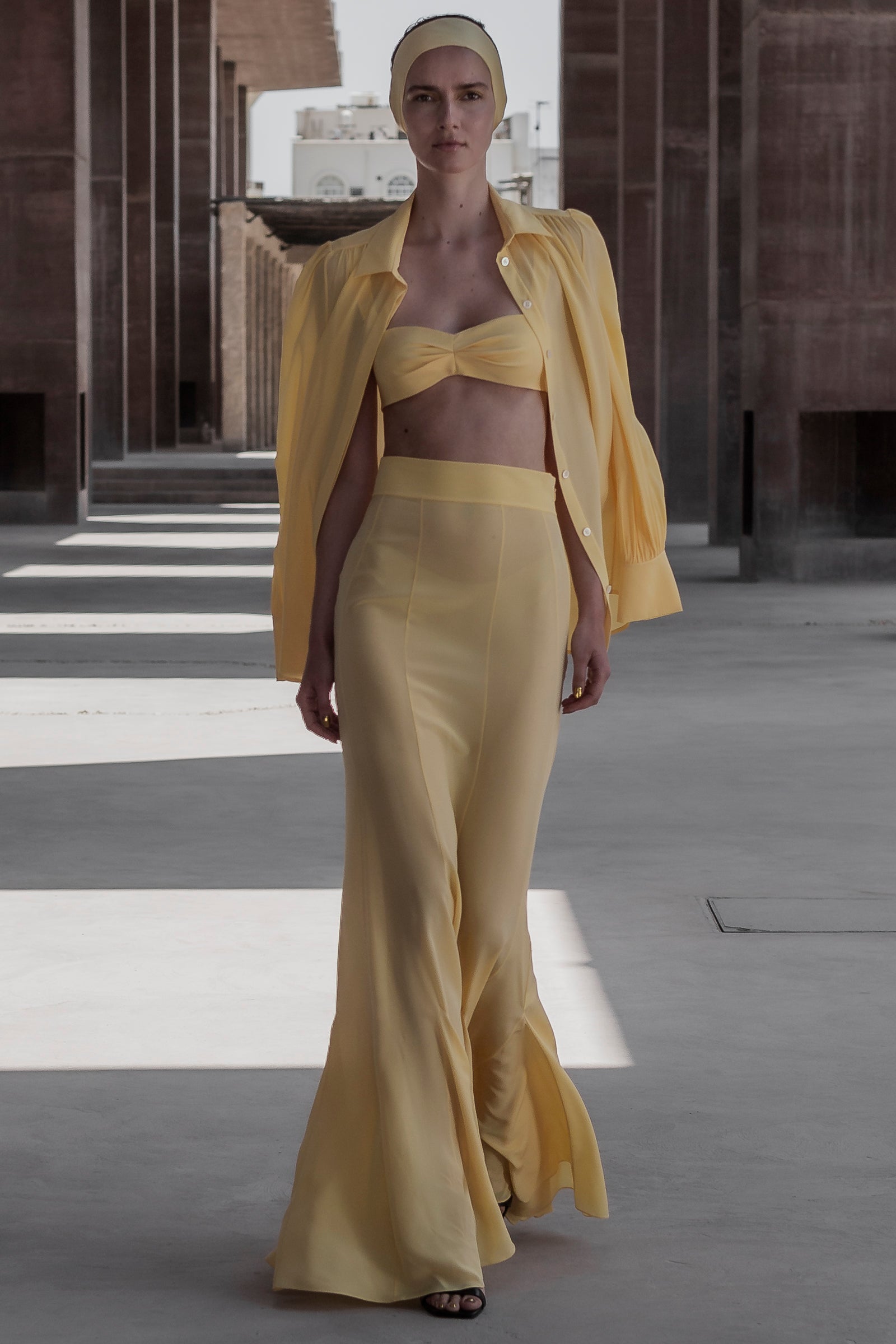 Taila Shirt in Butter Yellow | Noon By Noor