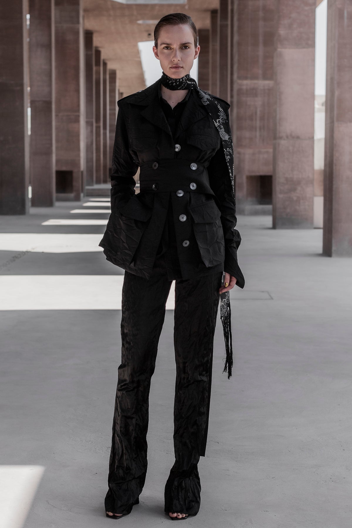 Atem Jacket in Noir| Noon by Noor