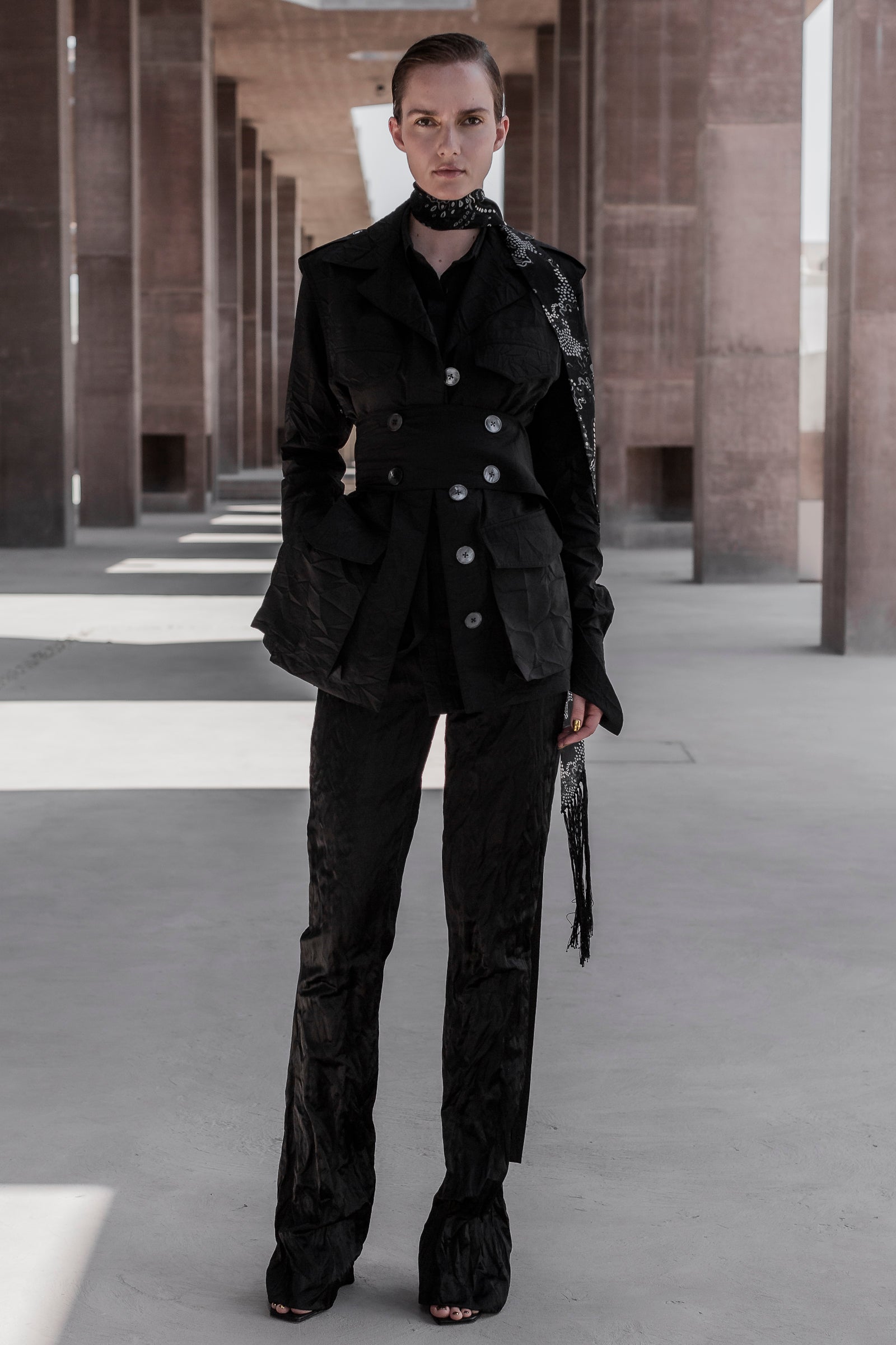 Ellora Shirt in Noire | Noon By Noor