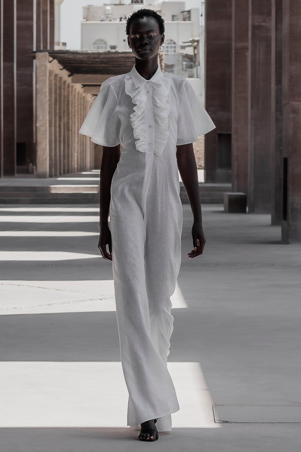 Weyh Dress in Pearl White| Noon by Noor