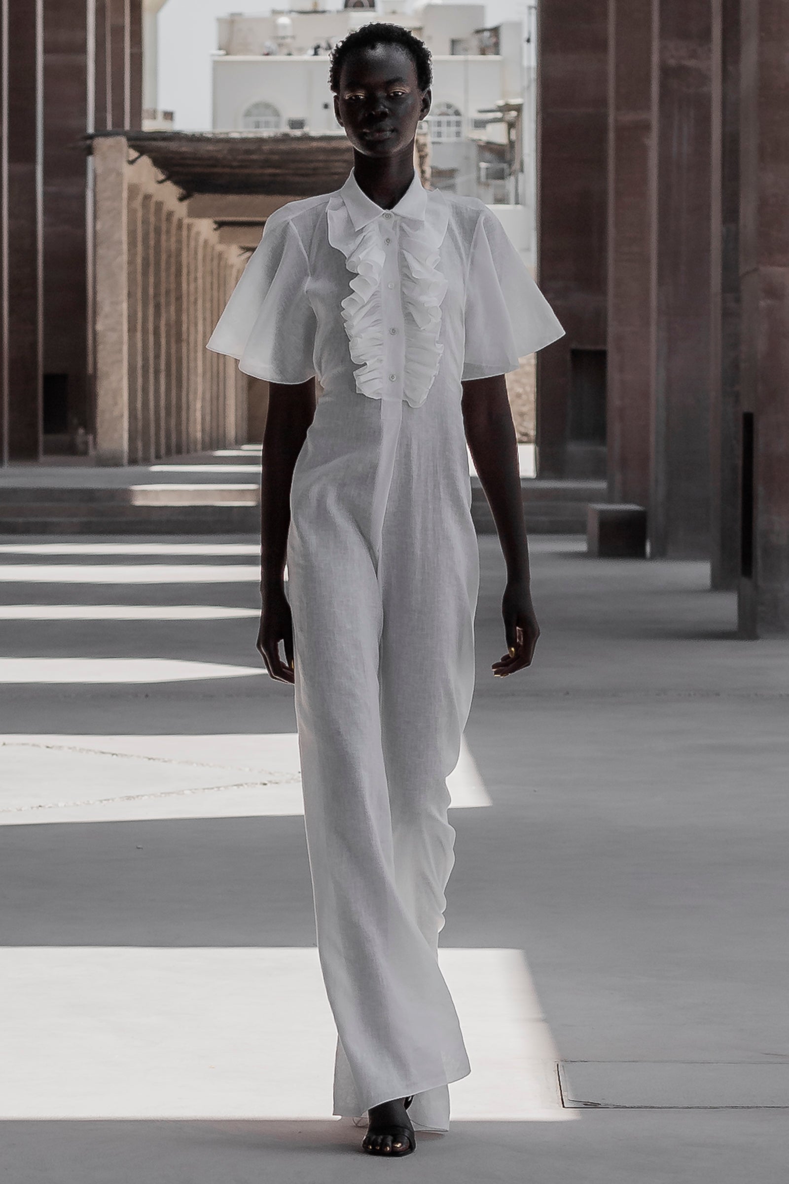 Weyh Dress in Pearl White | Noon By Noor