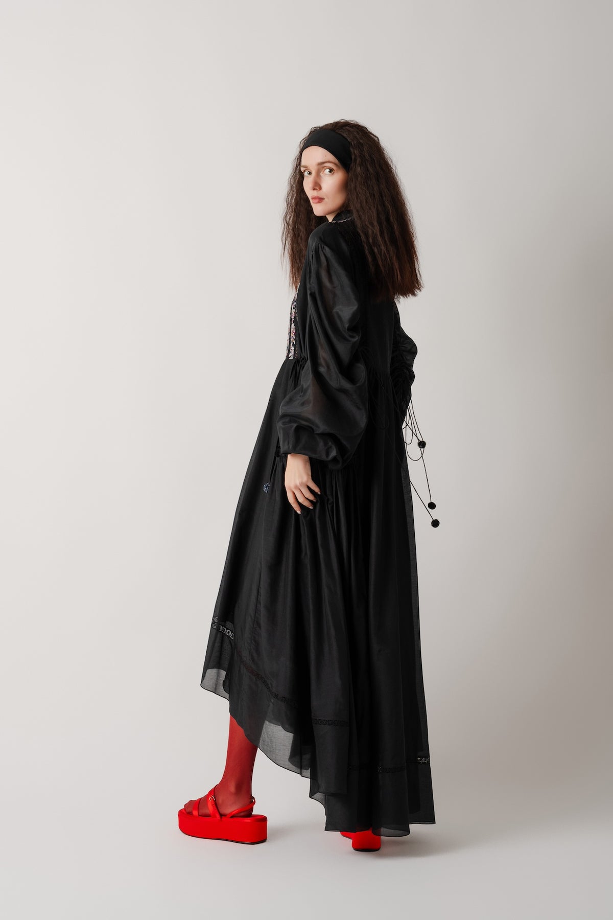 Maya Dress in Onyx Black| Noon by Noor