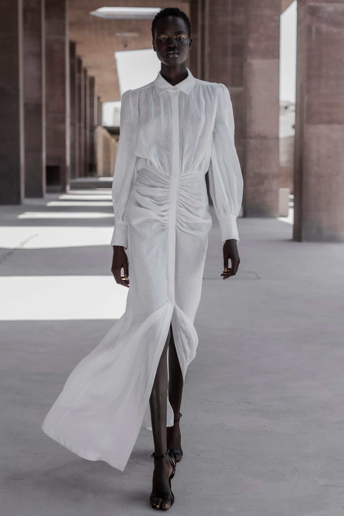 Moli Dress in Pearl White| Noon by Noor