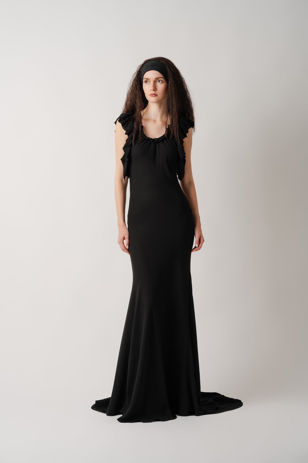 Rhonda Dress in Onyx Black| Noon by Noor