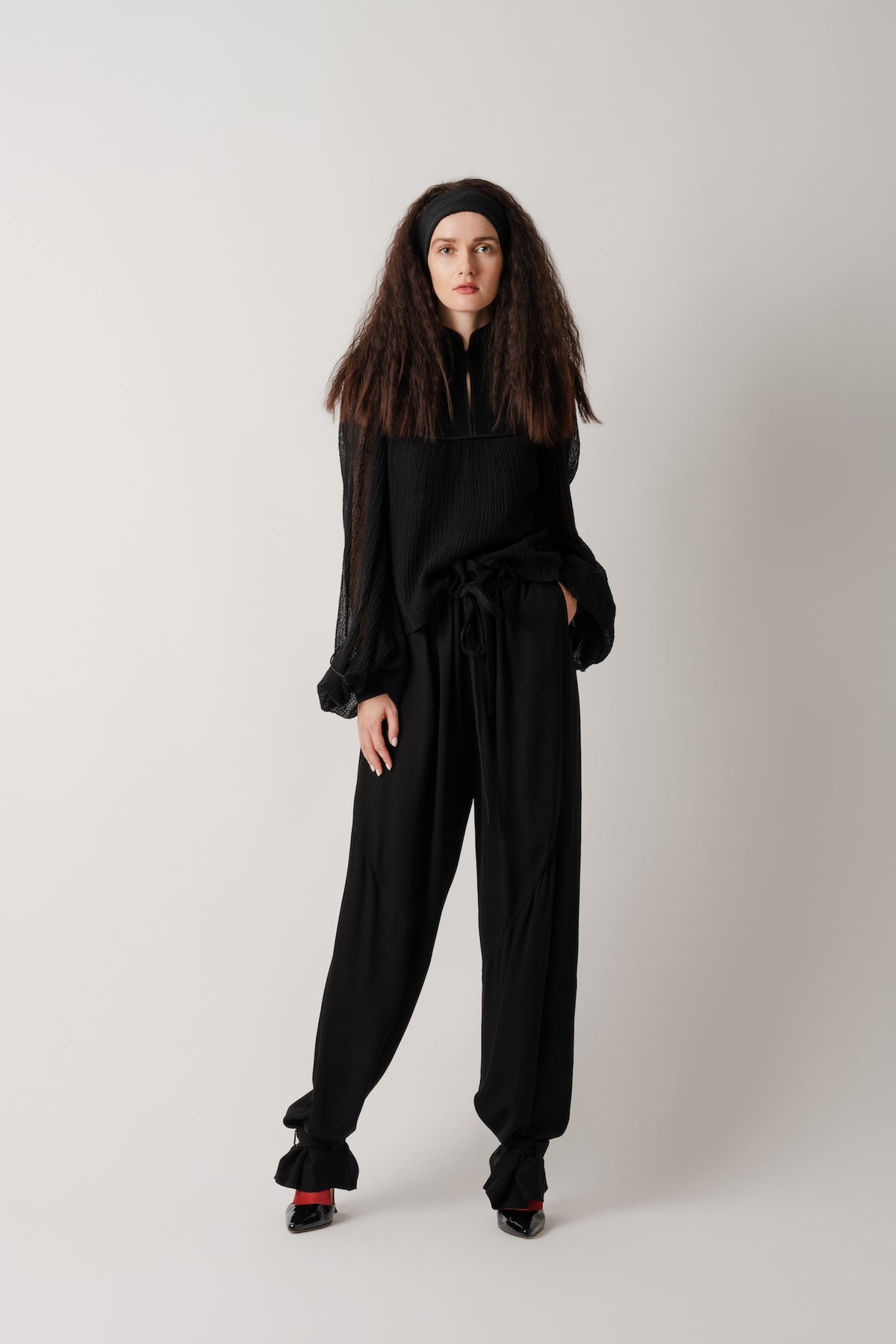 Manuela Trouser in Onyx Black | Noon By Noor