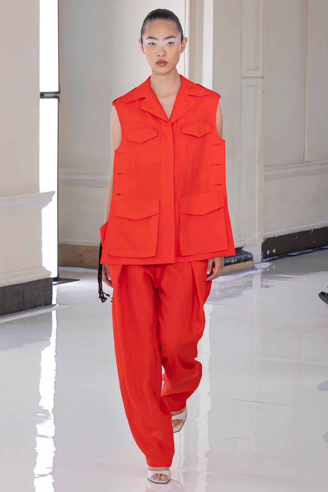 Atem Jacket in Poppy | Noon By Noor