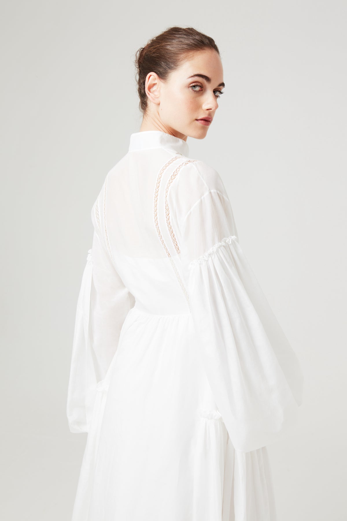 Juno Bis Dress in Soft White | Noon By Noor