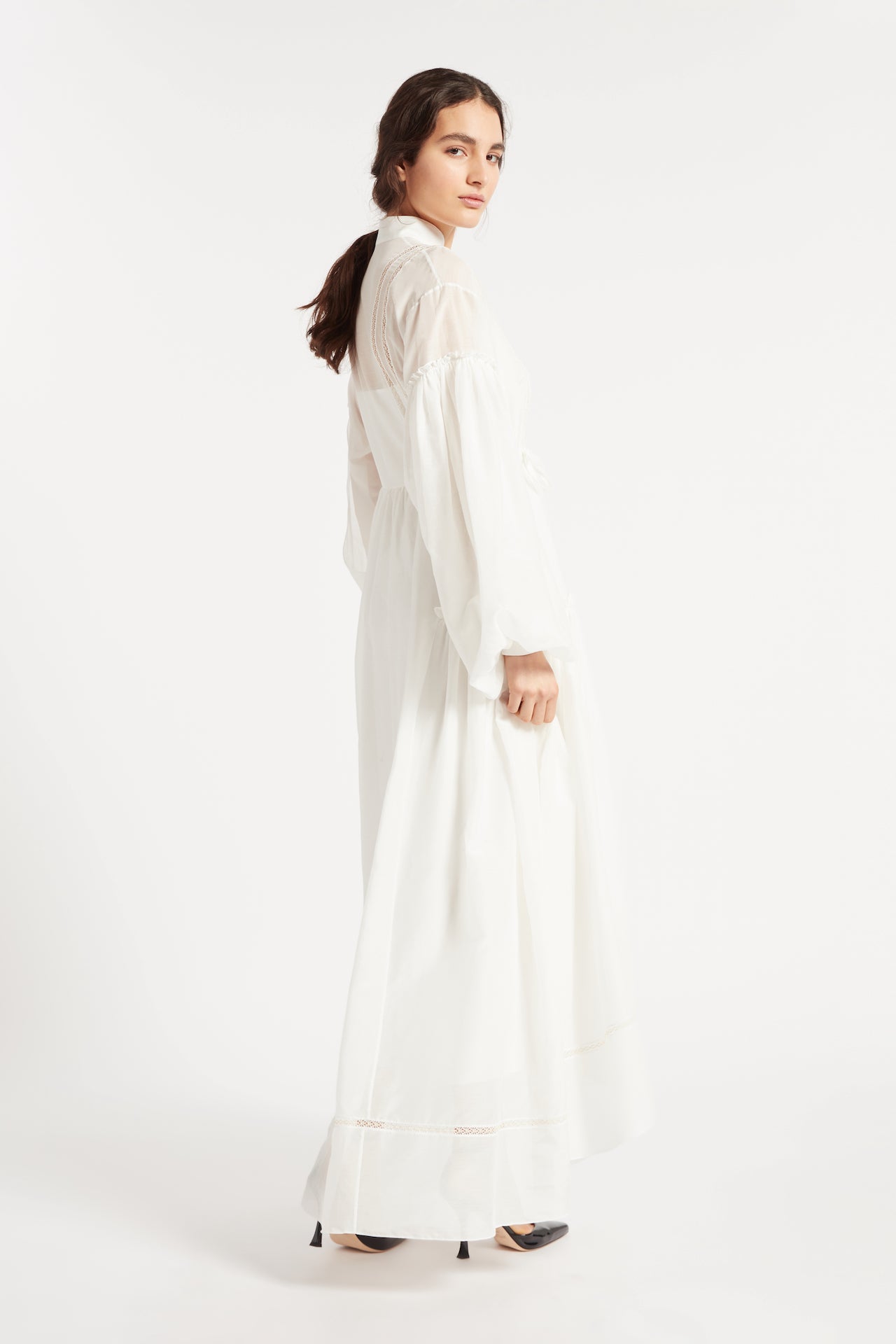 Juno Dress in Soft White | Noon By Noor