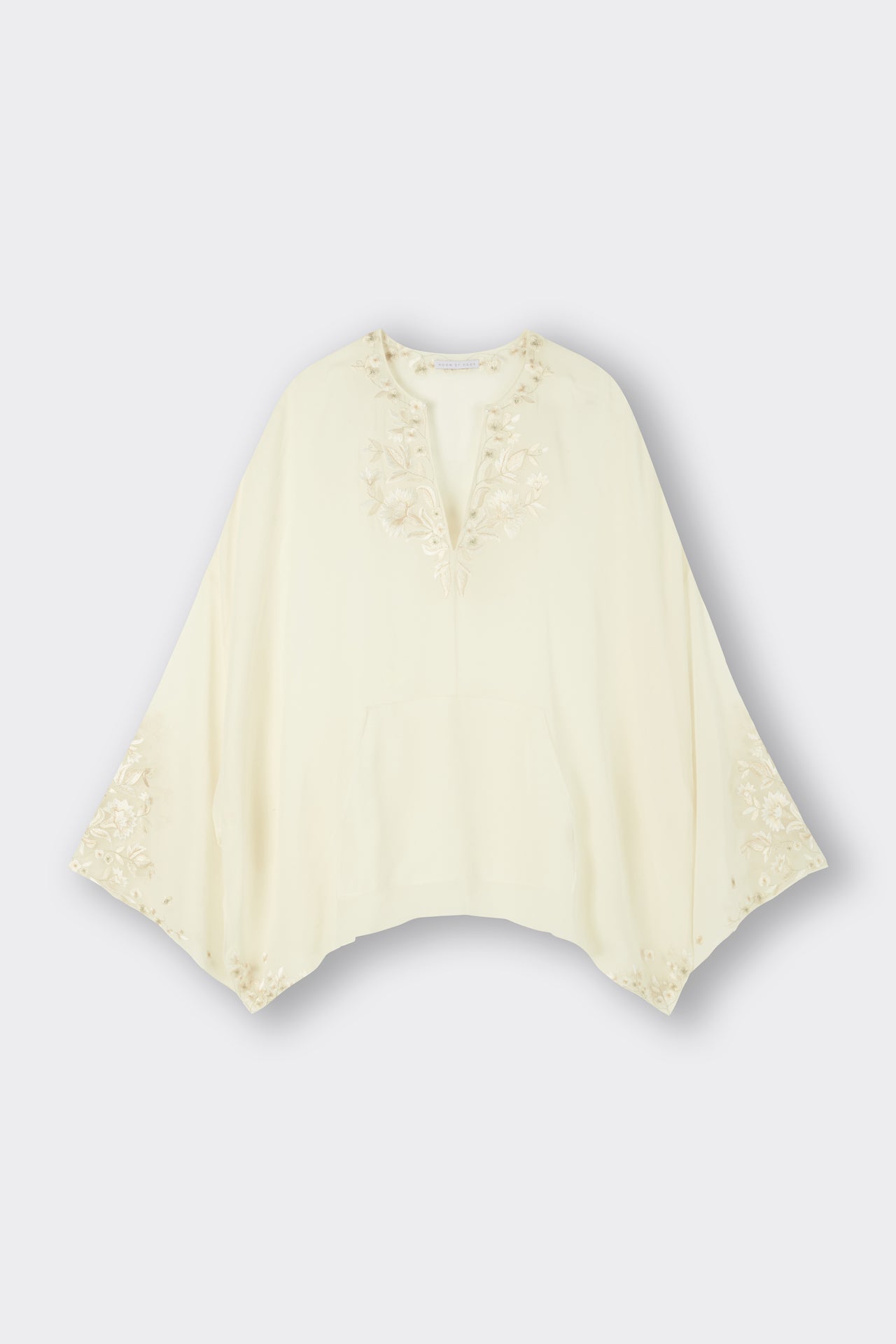 Charlotte Kaftan Top in Buttermilk | Noon By Noor