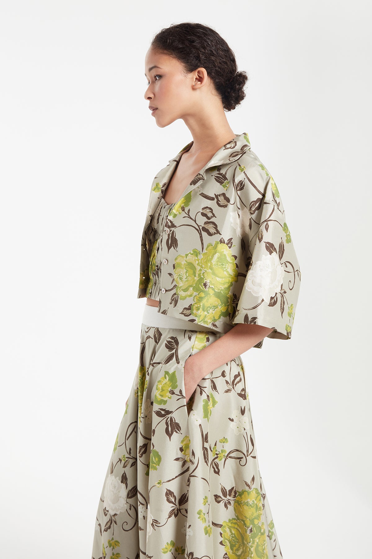 Alanis Shirt in Floral | Noon By Noor