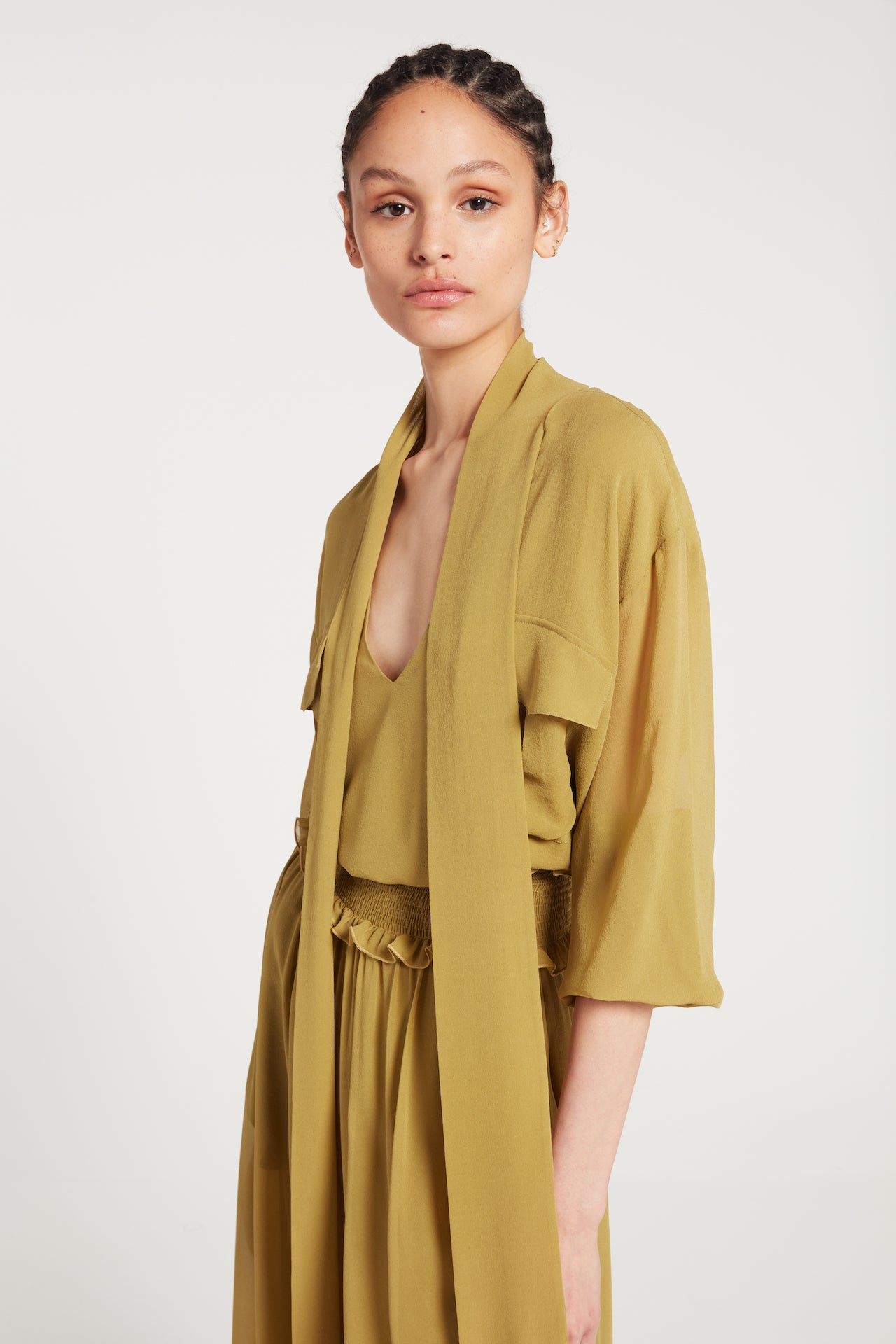 Amira Top in Key Lime | Noon By Noor