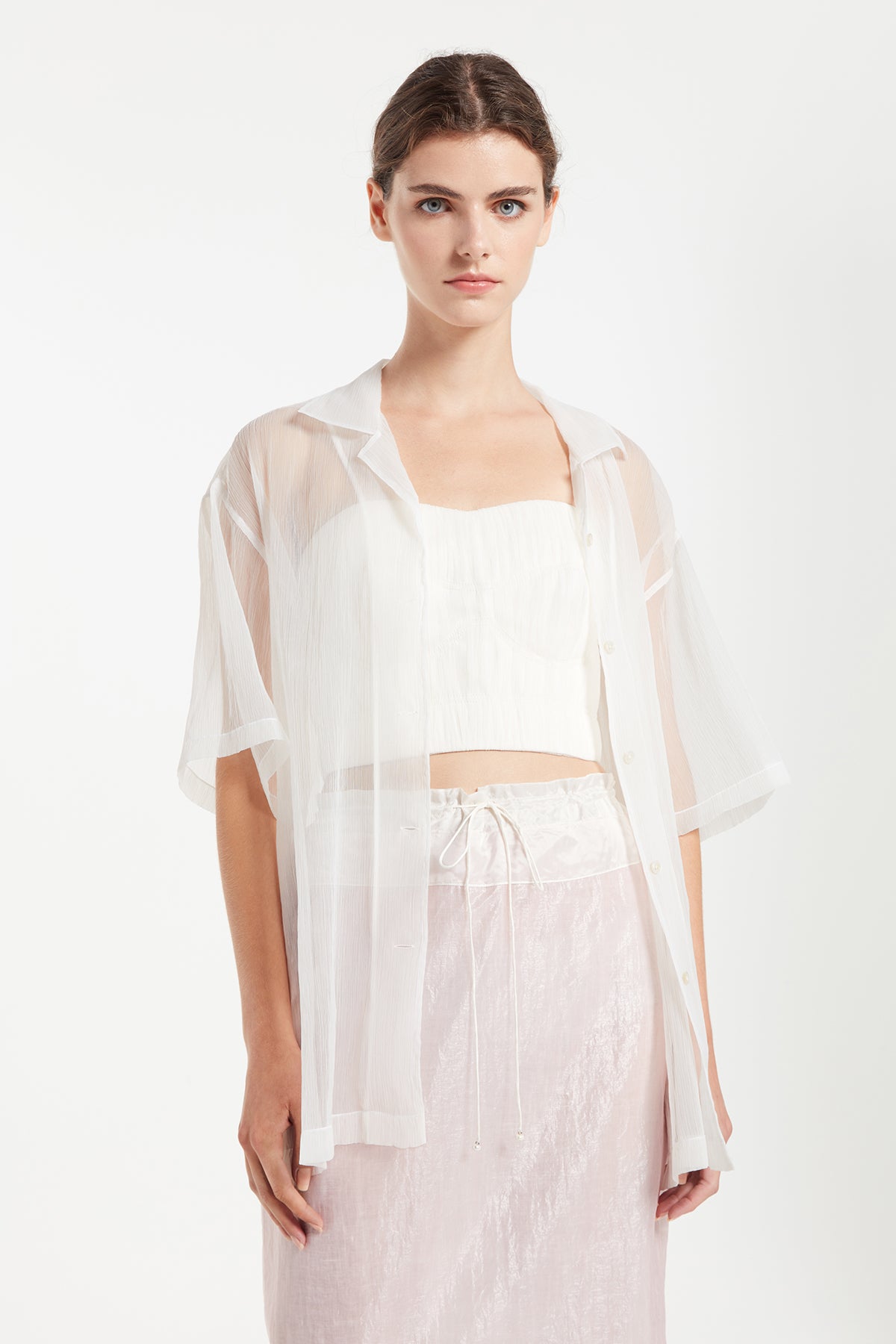 Floris Shirt in Soft White| Noon by Noor
