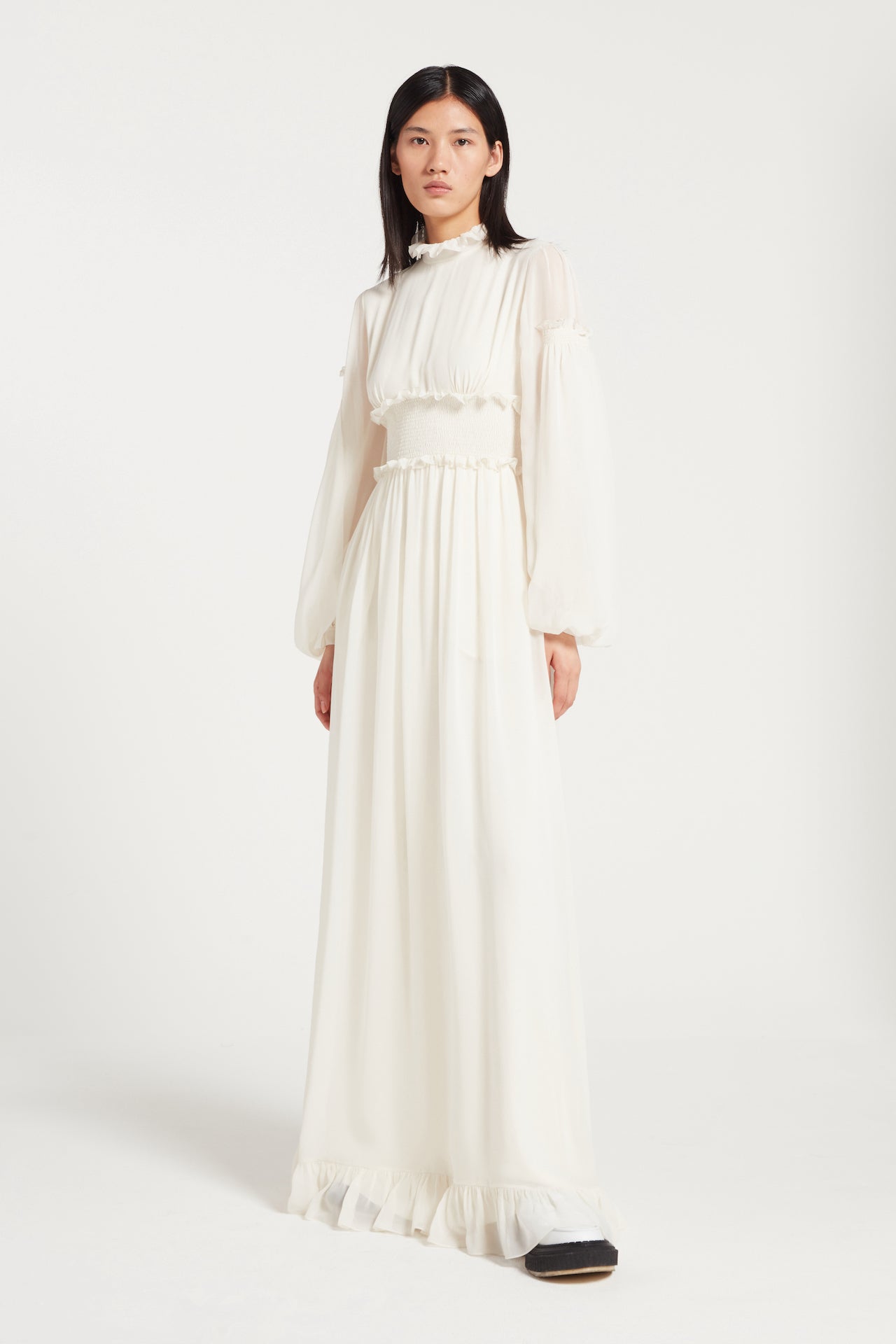 Gloria Dress in Buttermilk | Noon By Noor