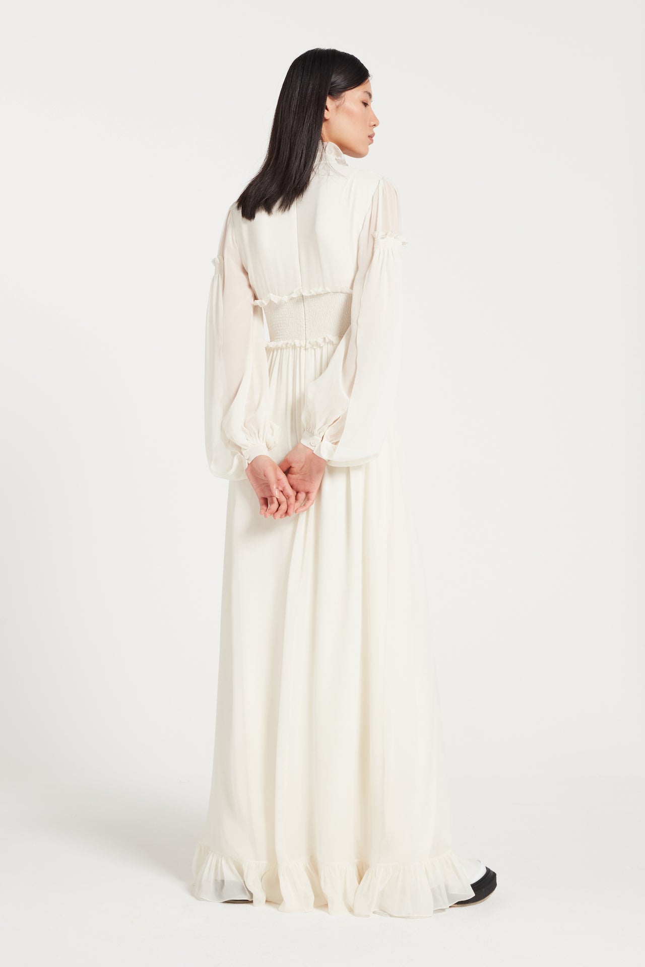 Gloria Dress in Buttermilk | Noon By Noor