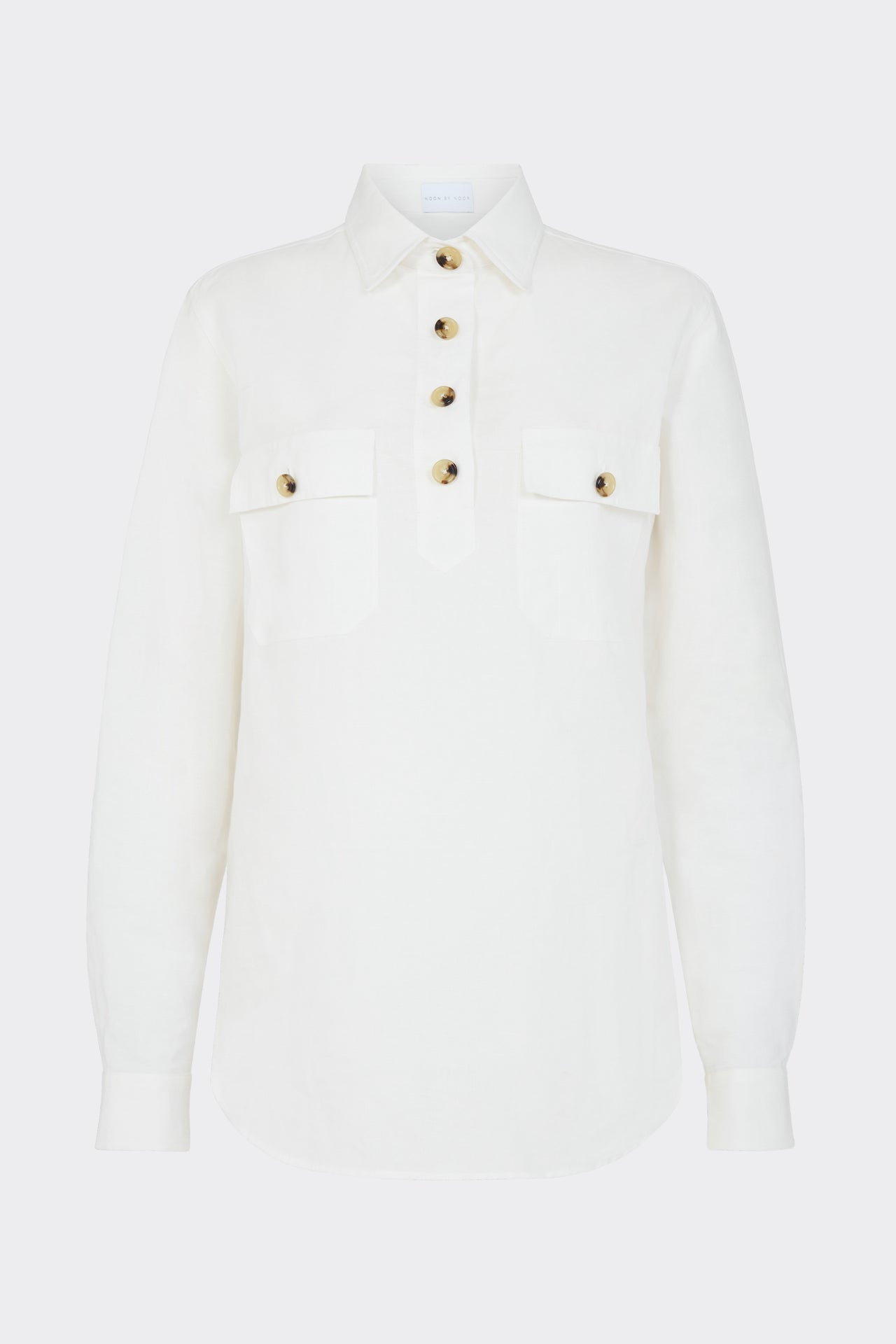 Ishan Shirt in Soft White | Noon By Noor